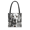 Golden Retriever Tote Bag | B&W Bold Eyes Dog Lover Gift