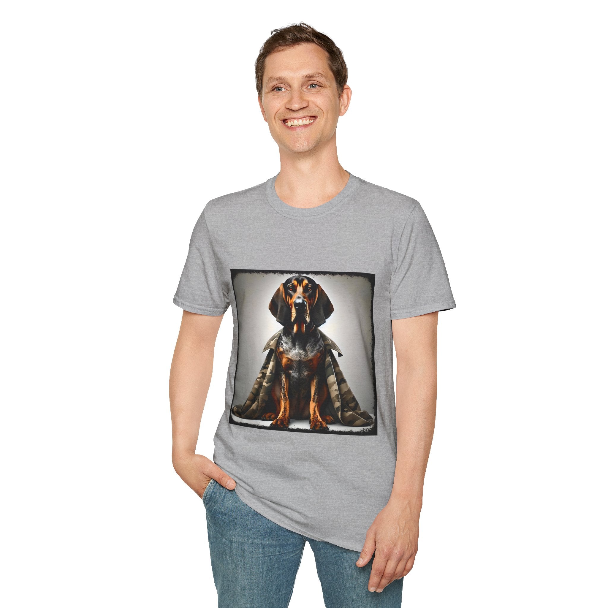 Coonhound Combat Cutie | Unisex Dog T-Shirt