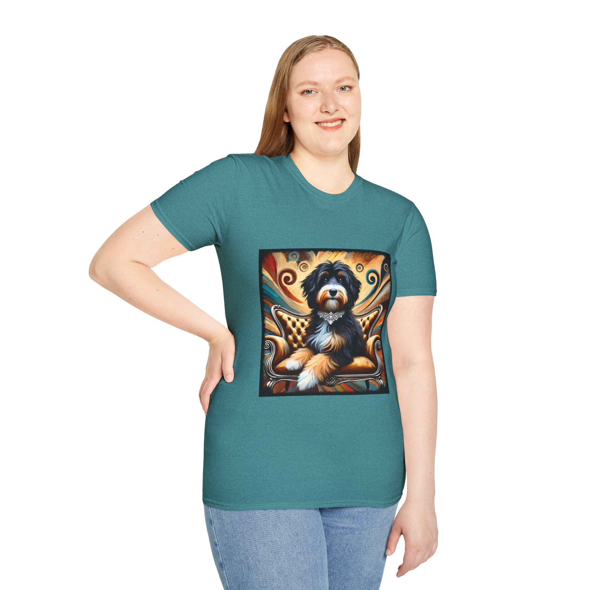 Bernedoodle Diamond Swirl | Unisex Dog T-Shirt