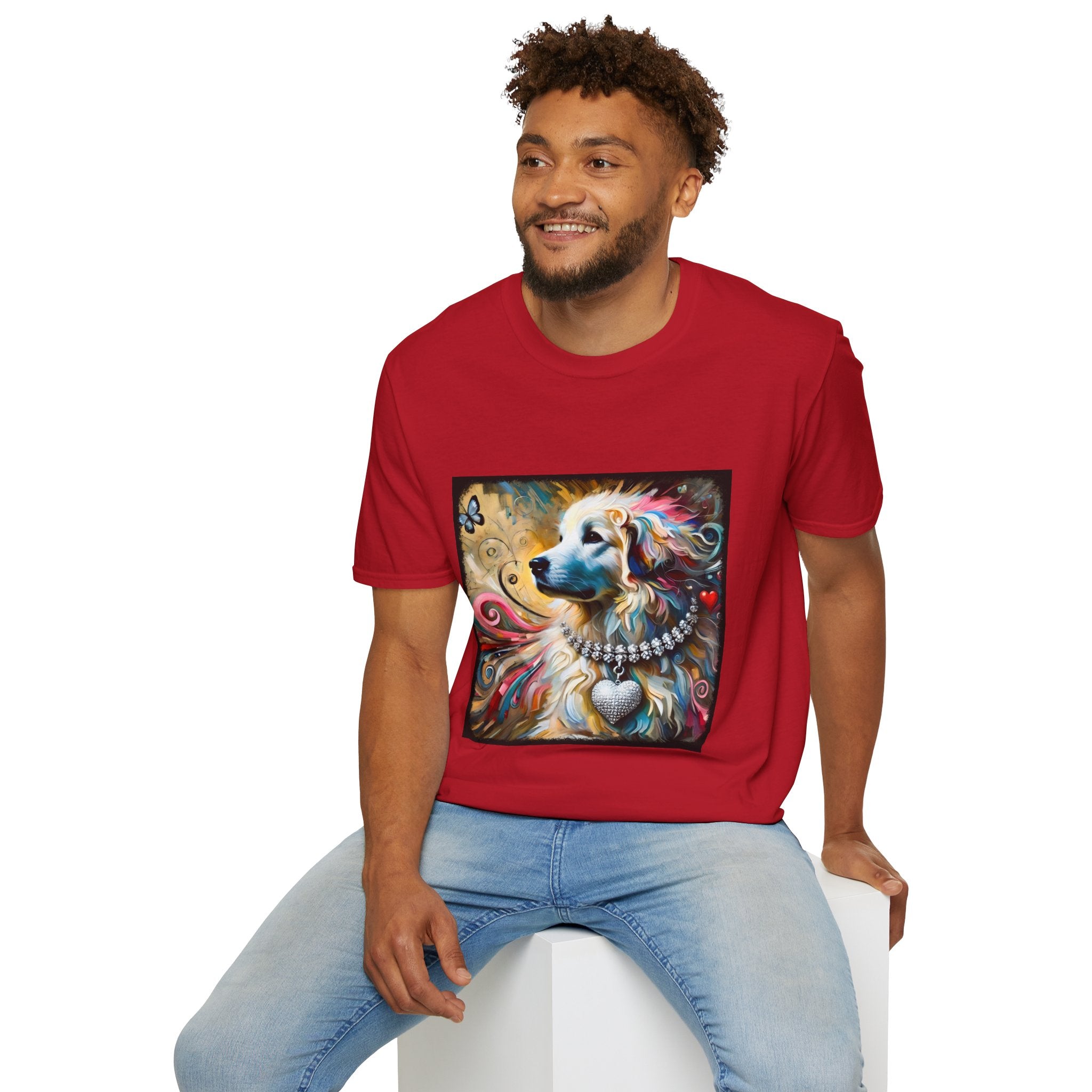Great Pyrenees Blissful Swirl | Unisex Dog T-Shirt