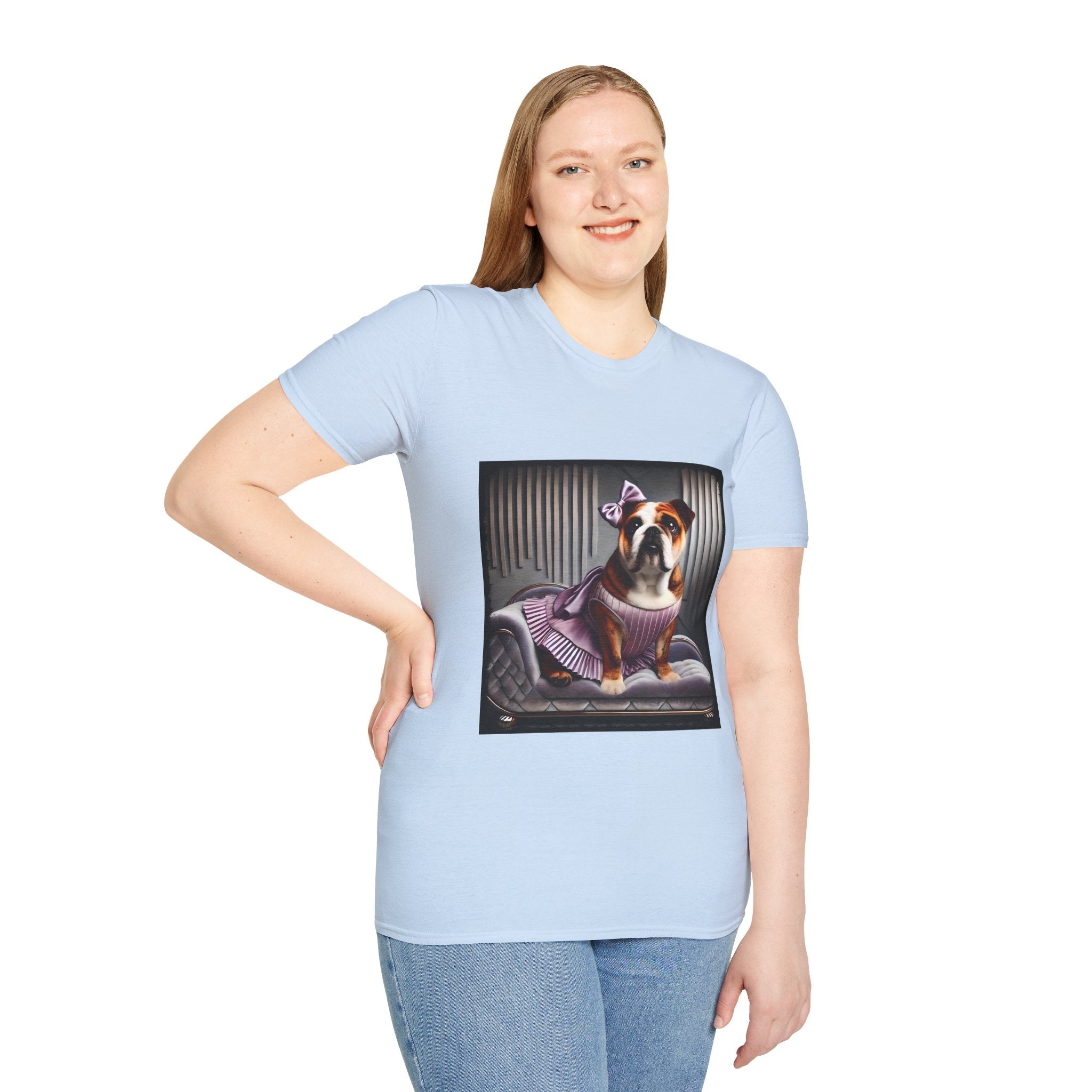 Bulldog Lilac Lovey | Unisex Dog T-Shirt