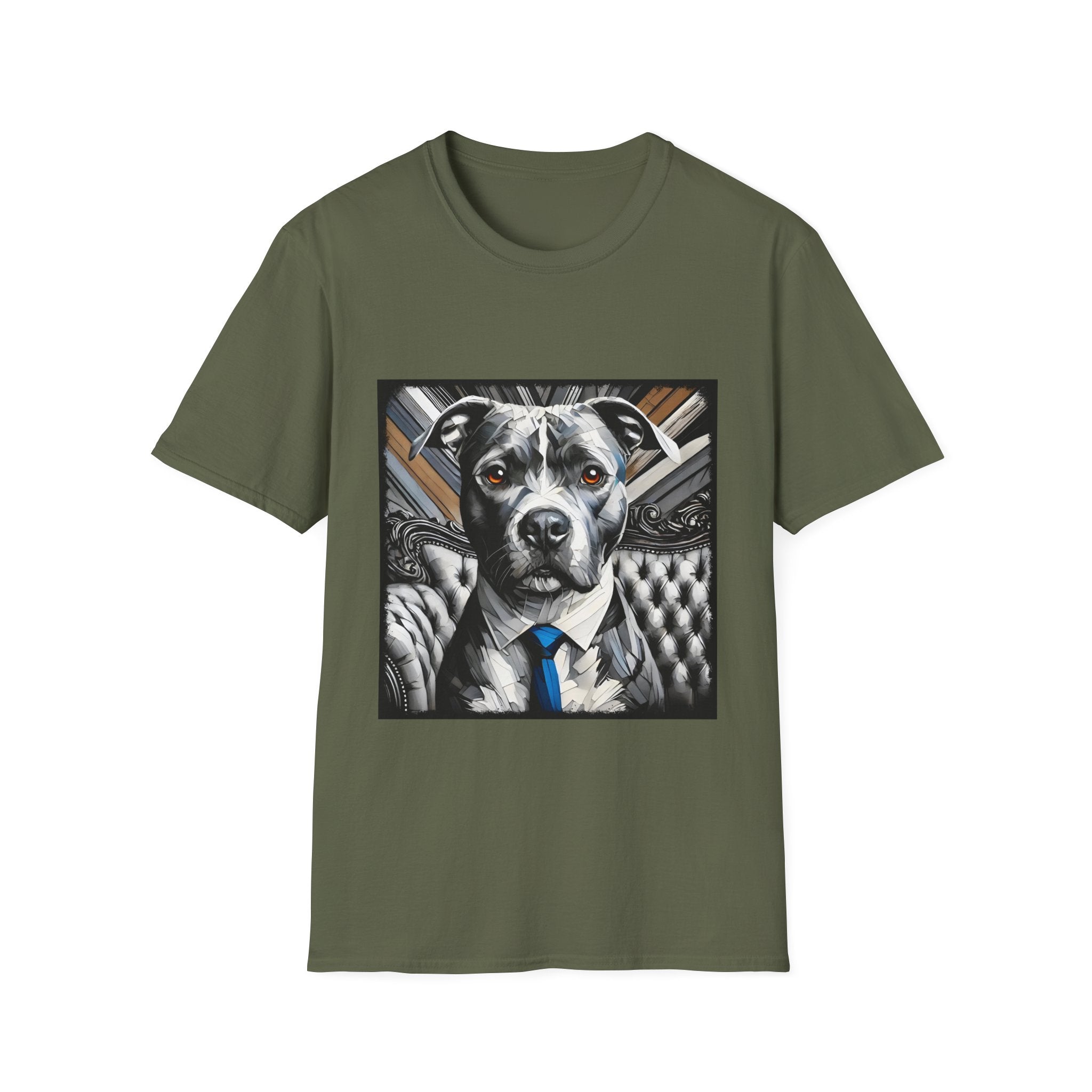 American Pit Bull Terrier Shirt | B&W Bold Eyes Dog Lover Tee