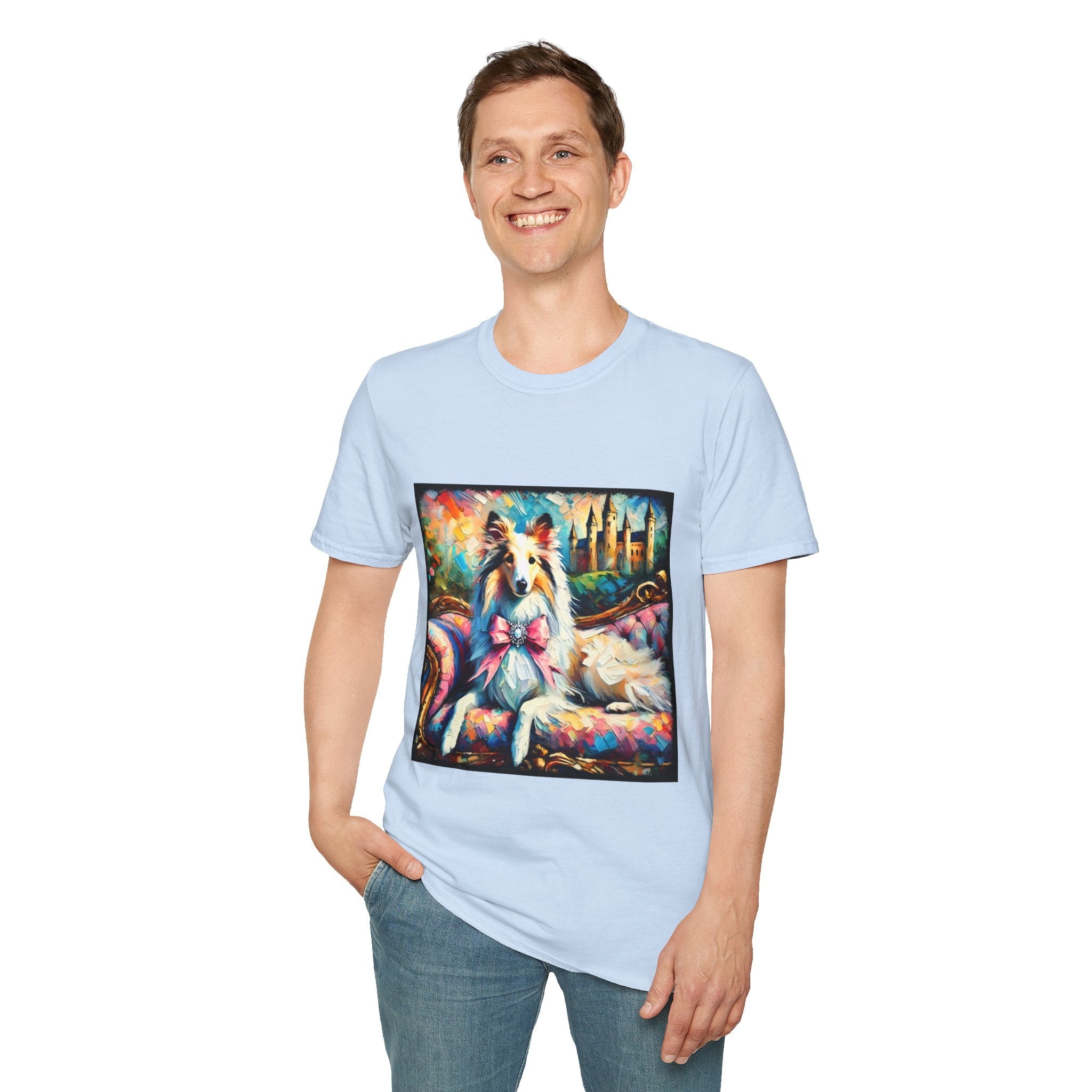 Collie Diamond Princess Classic | Unisex Dog T-Shirt