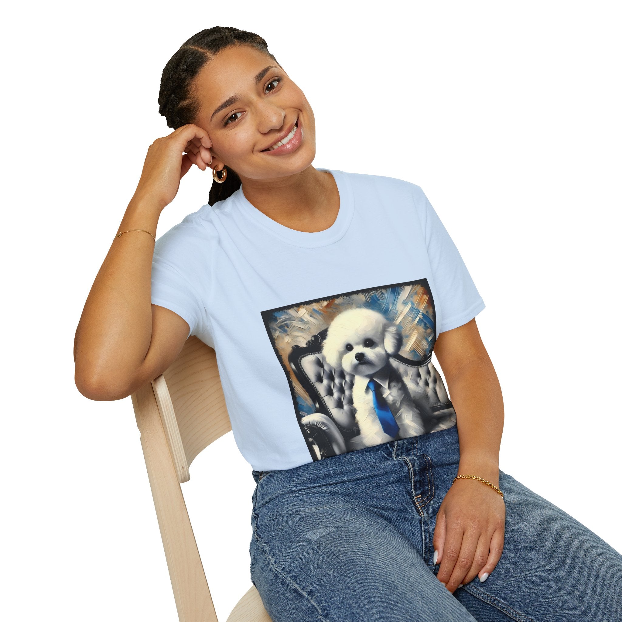 Bichon Frise Handsome Gentleman | Unisex Dog T-Shirt