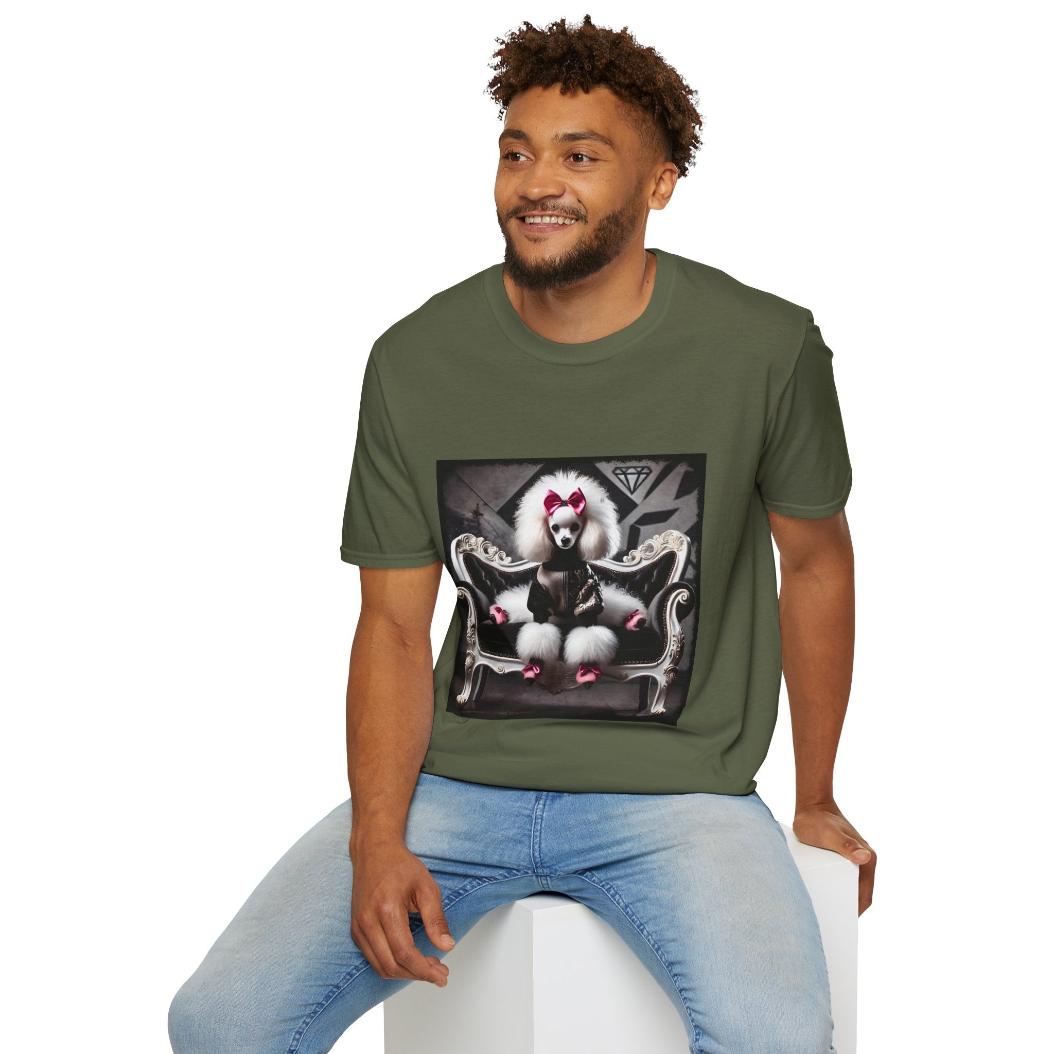 Poodle High Fashion Diva | Unisex Dog T-Shirt