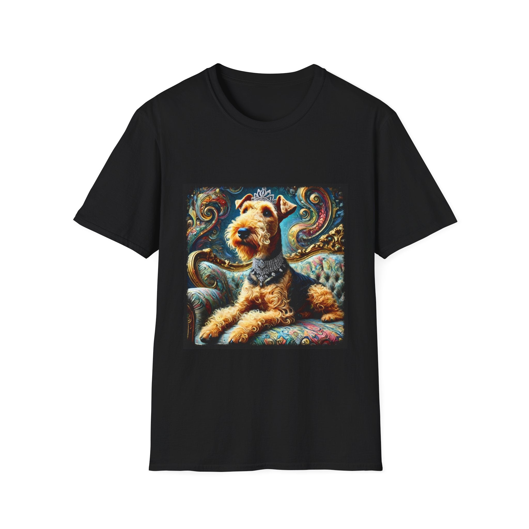 Airedale Terrier Shirt | Ethereal Swirl Dog Lover Tee