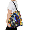 Afghan Hound Tote Bag | Hoodie Swirl Dog Lover Gift
