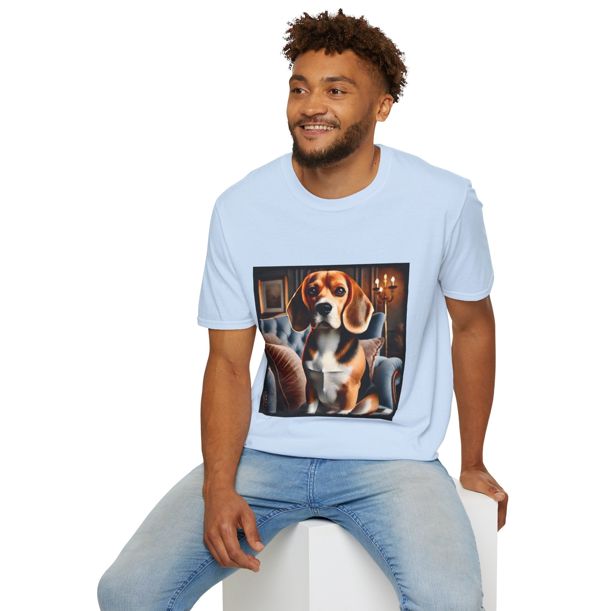 Beagle Poised Portrait | Unisex Dog T-Shirt