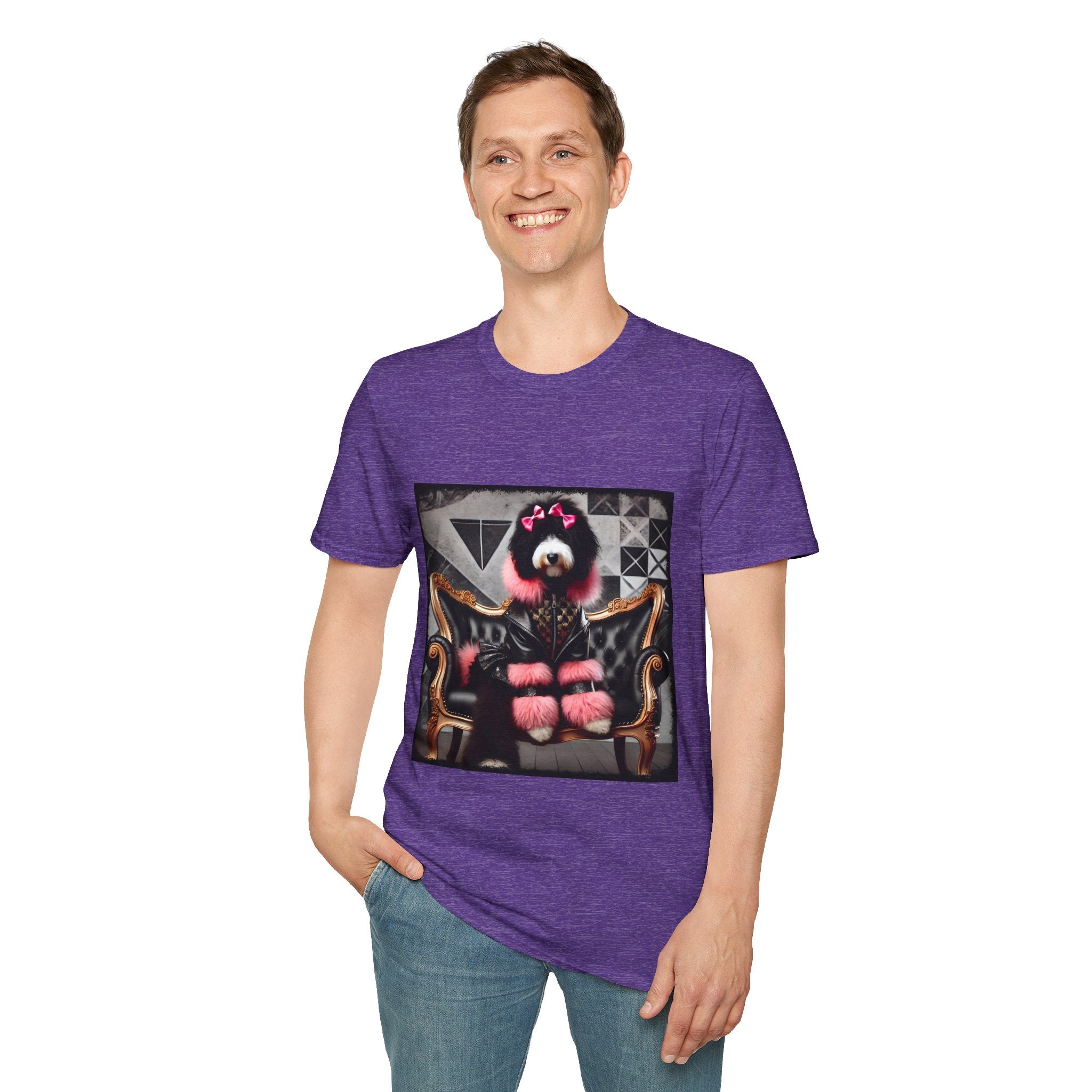 Bernedoodle Chic Rocker | Unisex Dog T-Shirt