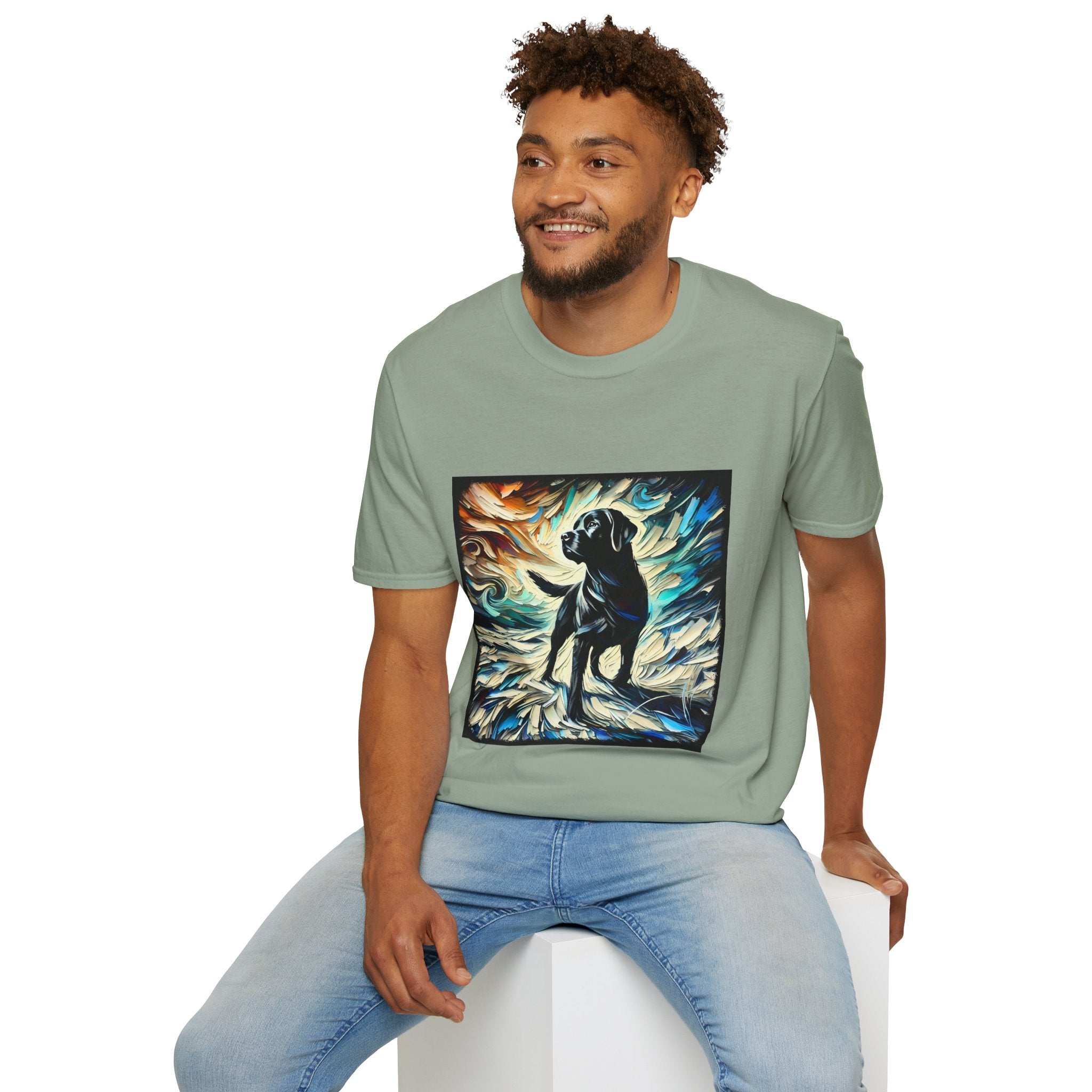 Labrador Retriever Snow Swirl | Unisex Dog T-Shirt