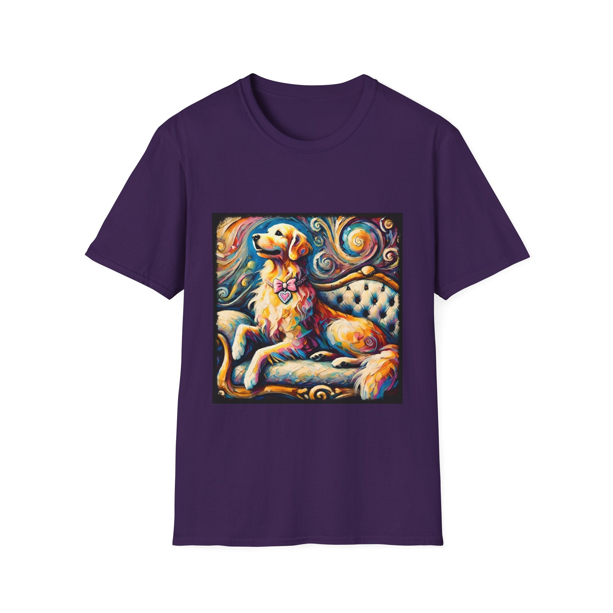 Golden Retriever Shirt | Pastel Swirl Dog Lover Tee