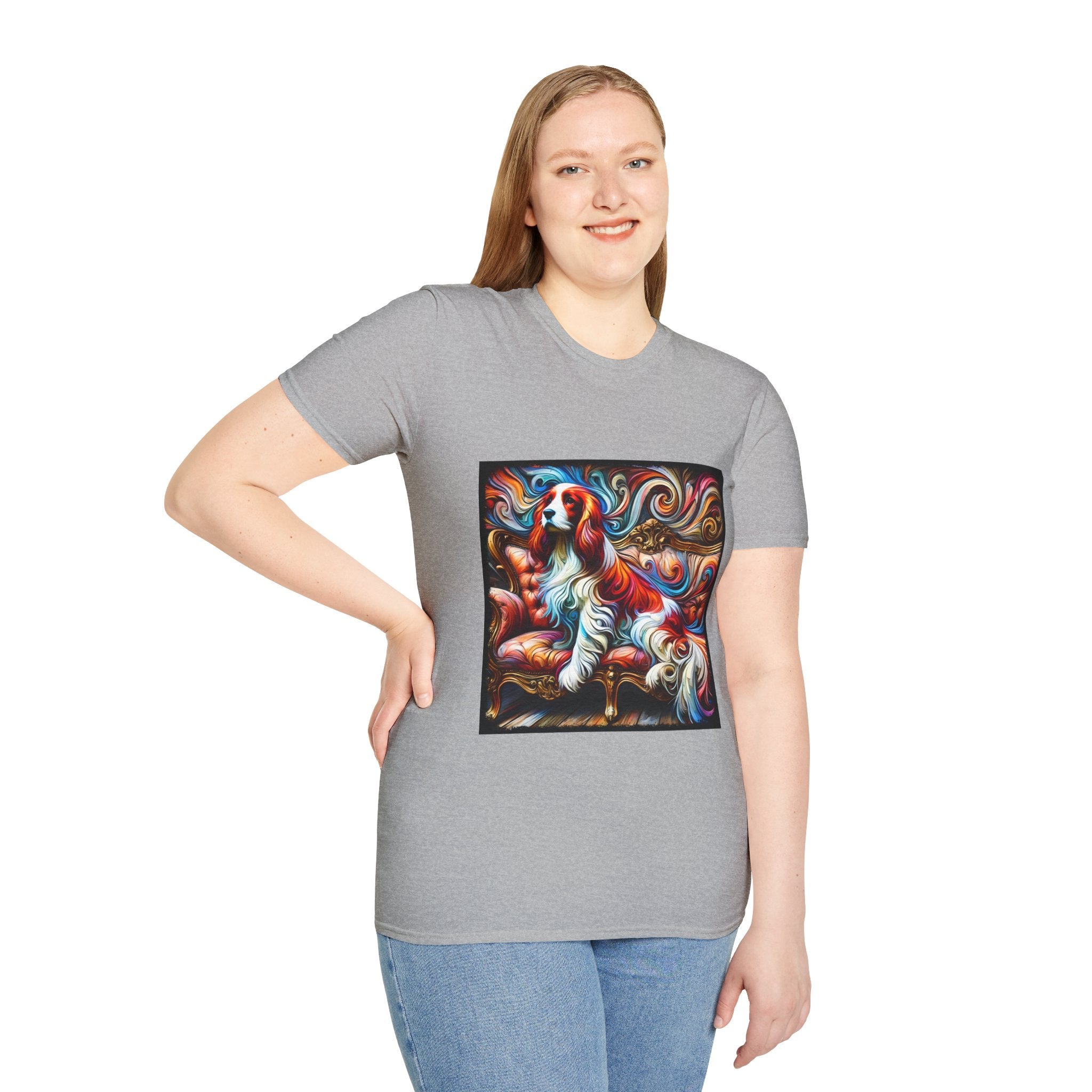 English Springer Spaniel Bold Swirl | Unisex Dog T-Shirt