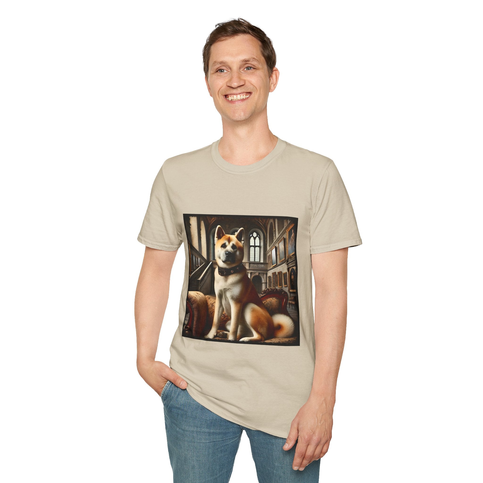 Akita Shirt | Old Money Dog Lover Tee