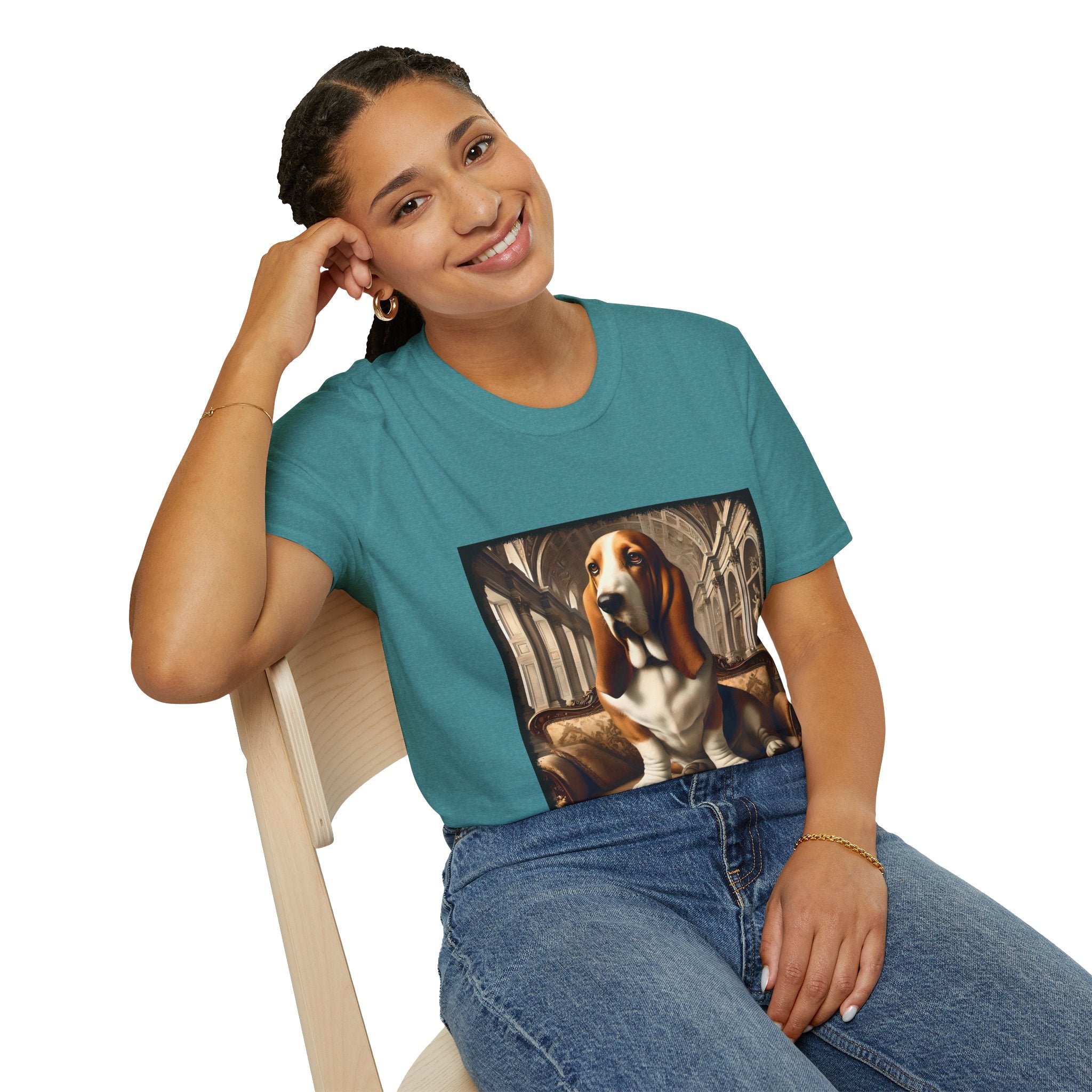 Basset Hound Royalty | Unisex Dog T-Shirt