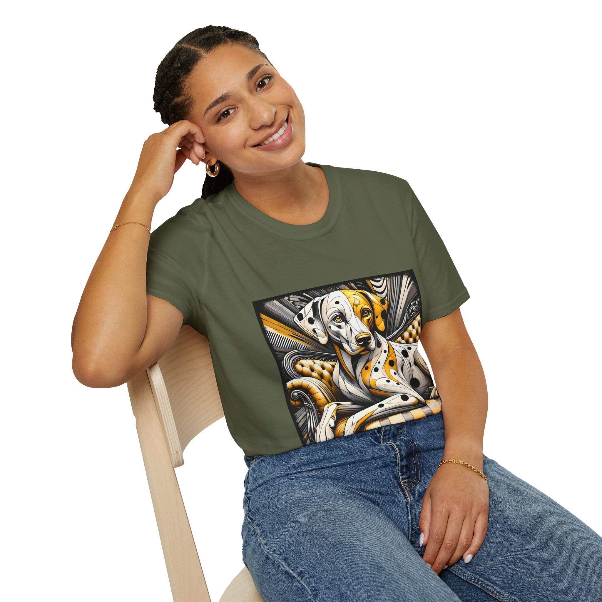 Dalmatian Lemon Rebel | Unisex Dog T-Shirt