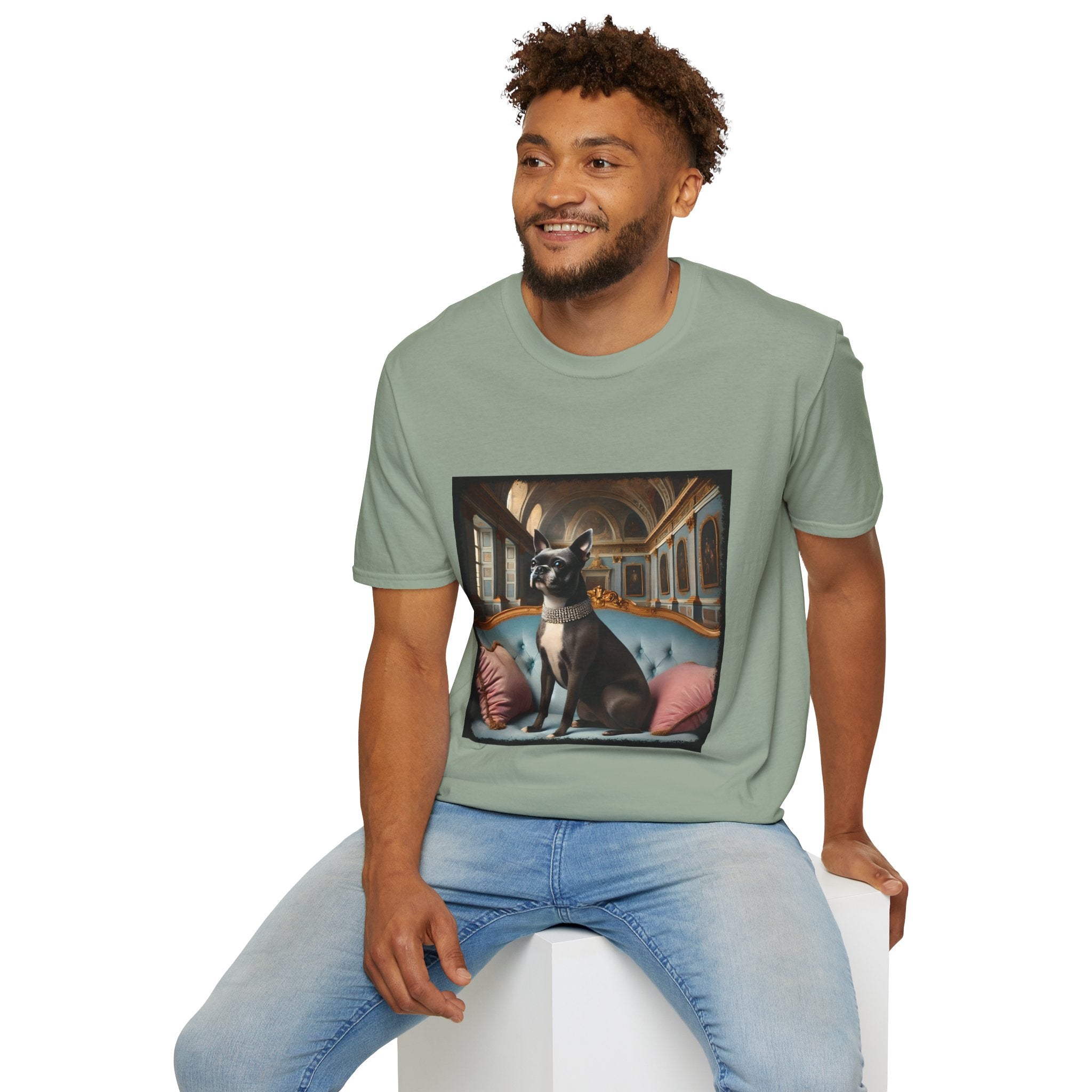 Boston Terrier Blue Baroness | Unisex Dog T-Shirt