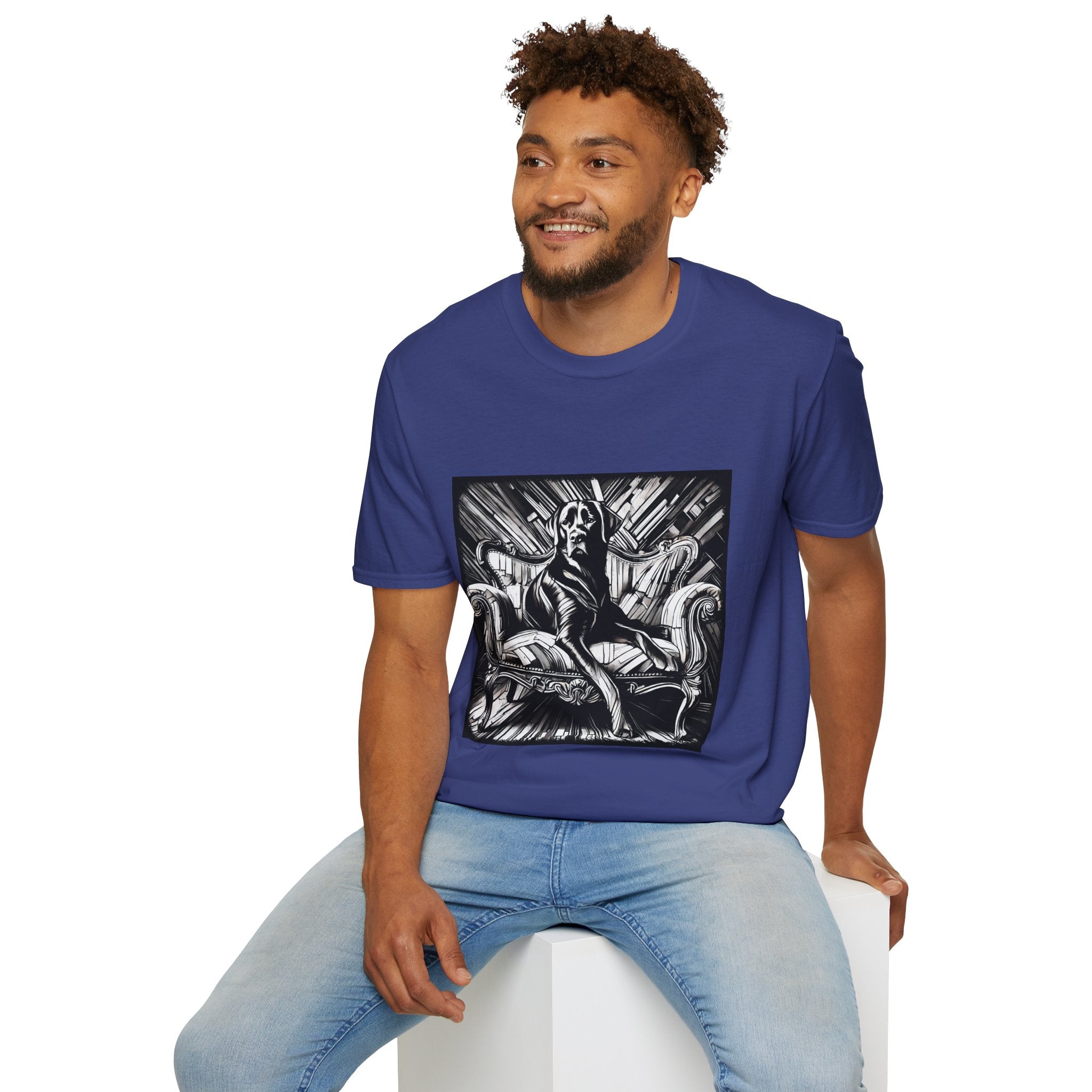 Labrador Retriever B&W Bold | Unisex Dog T-Shirt