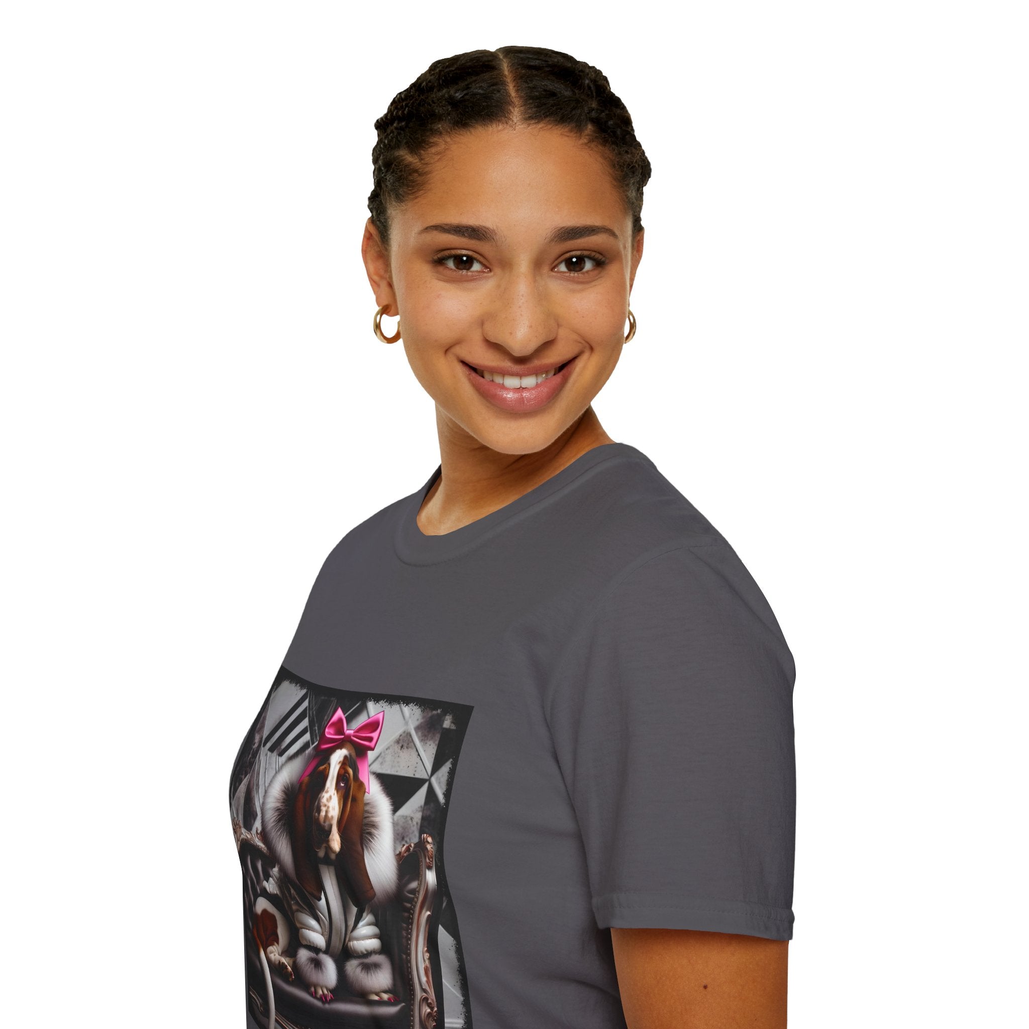 Basset Hound Fashionista | Unisex Dog T-Shirt