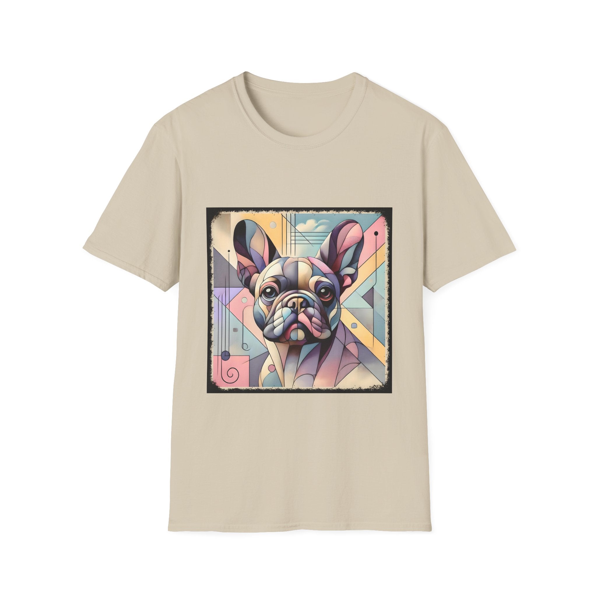French Bulldog Shirt | Pastel Geometric Dog Lover Tee