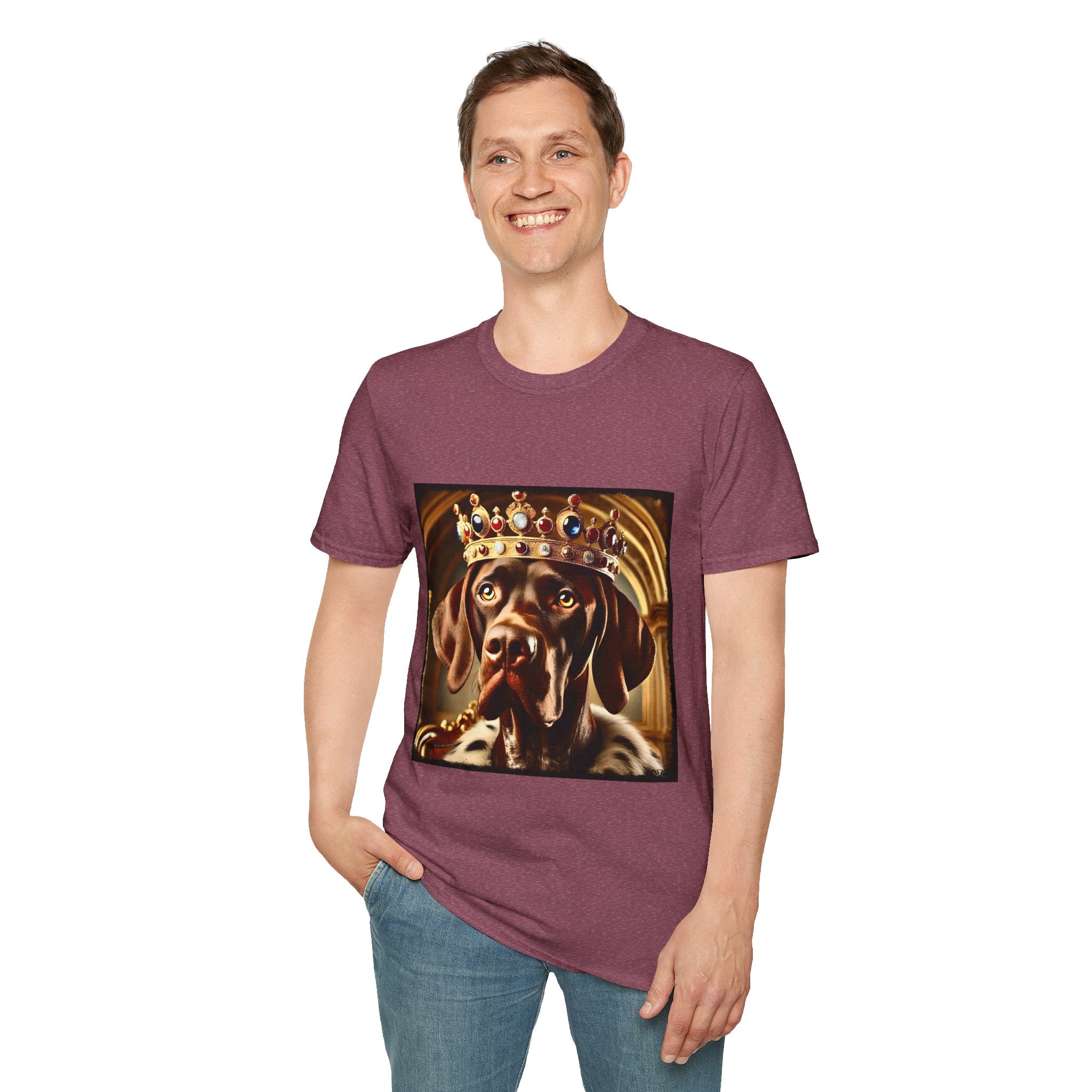 German Shorthaired Pointer Royal King | Unisex Dog T-Shirt