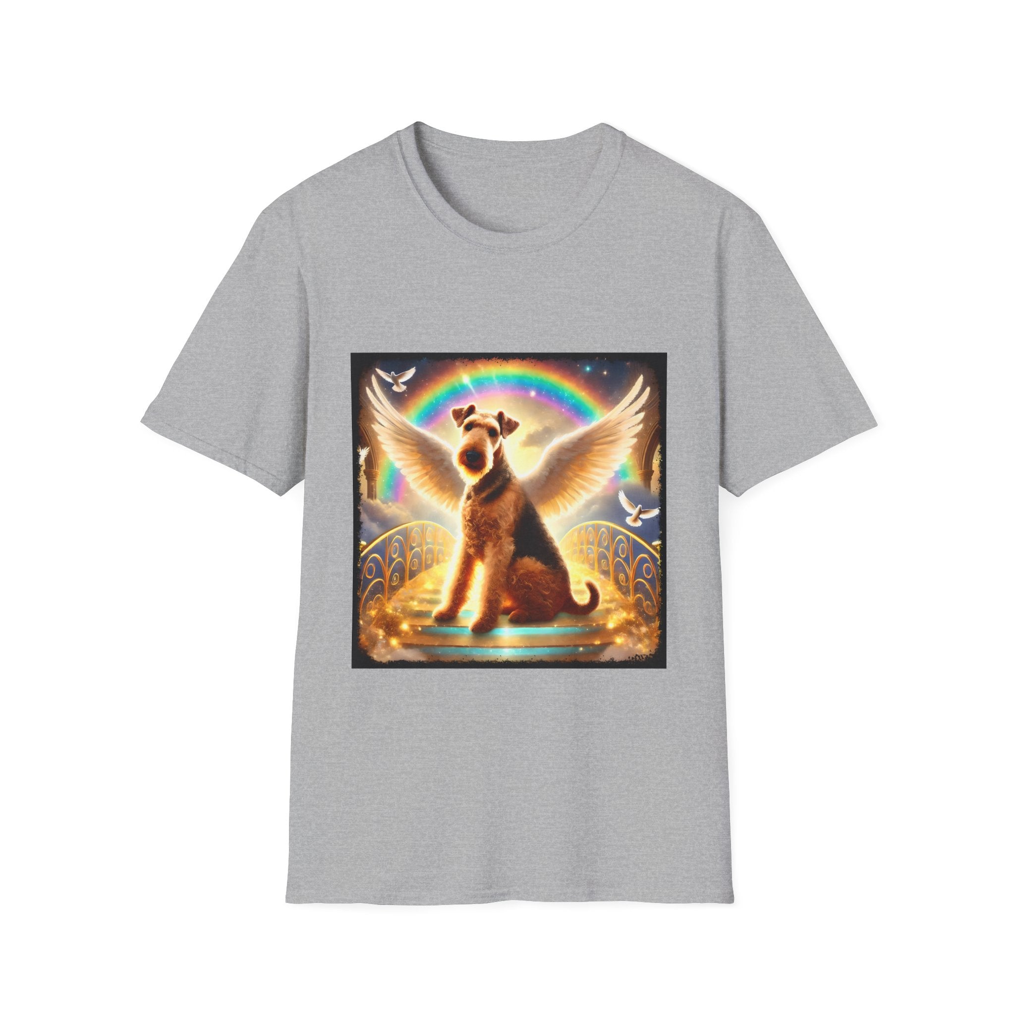 Airedale Terrier Shirt | Rainbow Bridge Dog Lover Tee