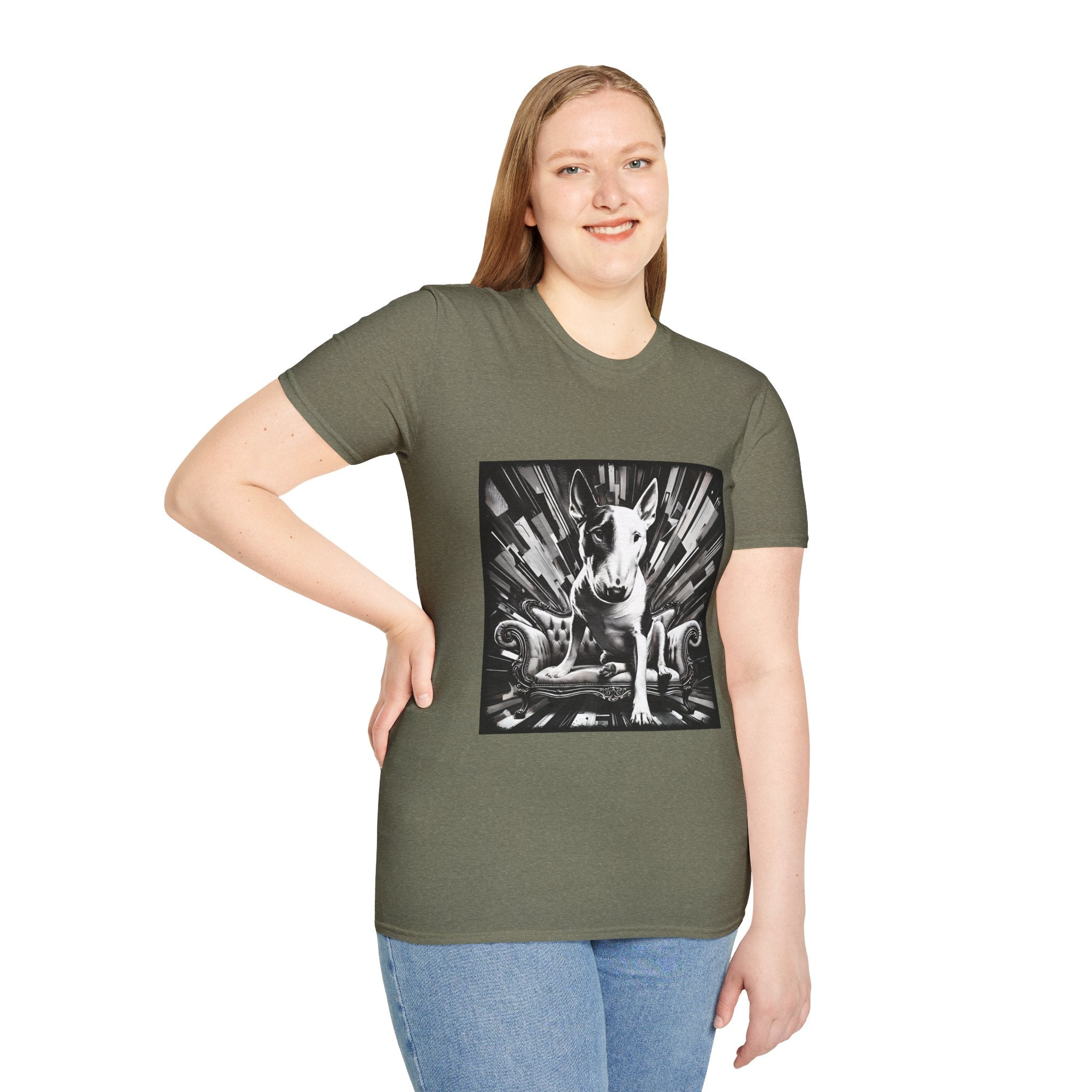 Bull Terrier B&W Bold | Unisex Dog T-Shirt