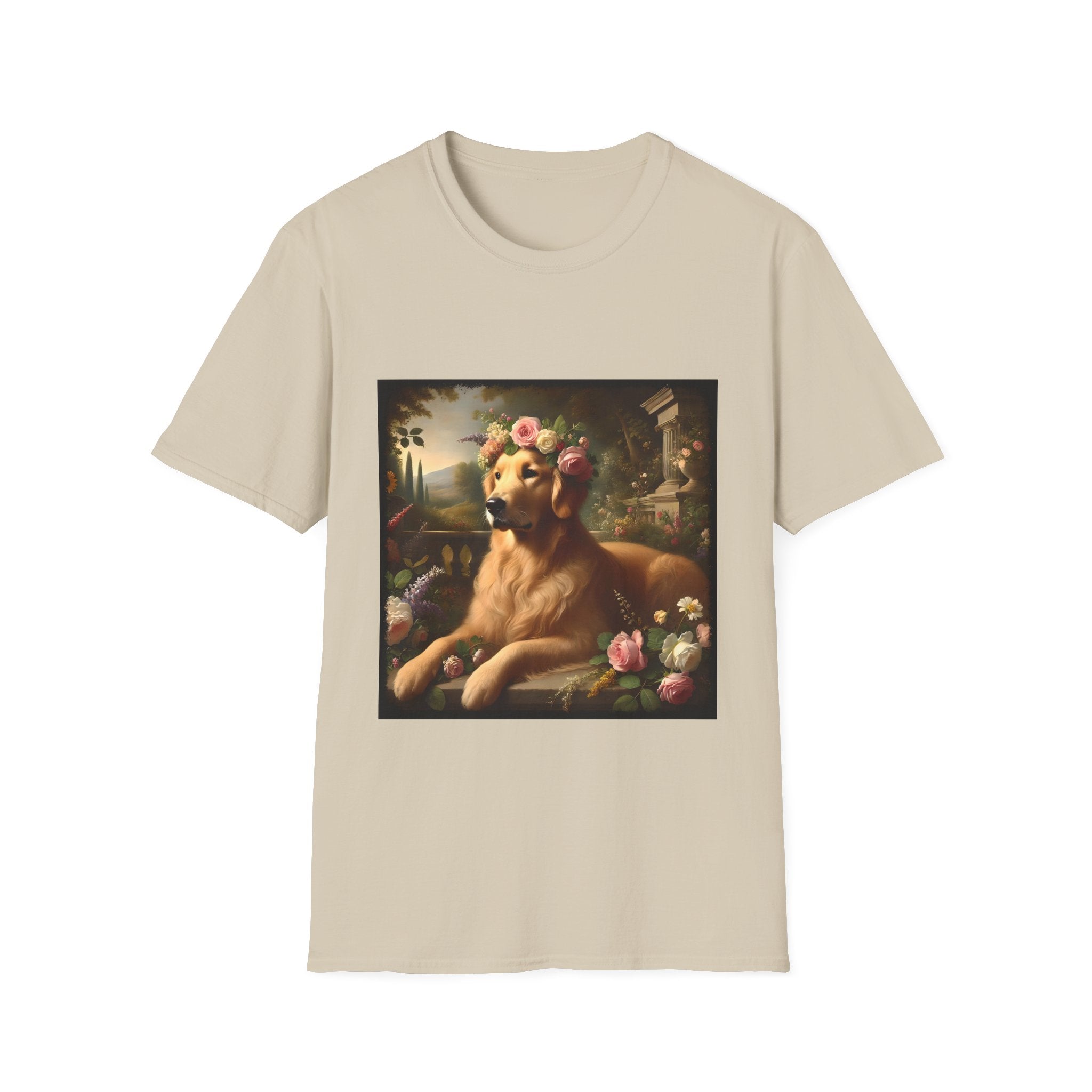 Golden Retriever Shirt | Botanical Beauty Dog Lover Tee