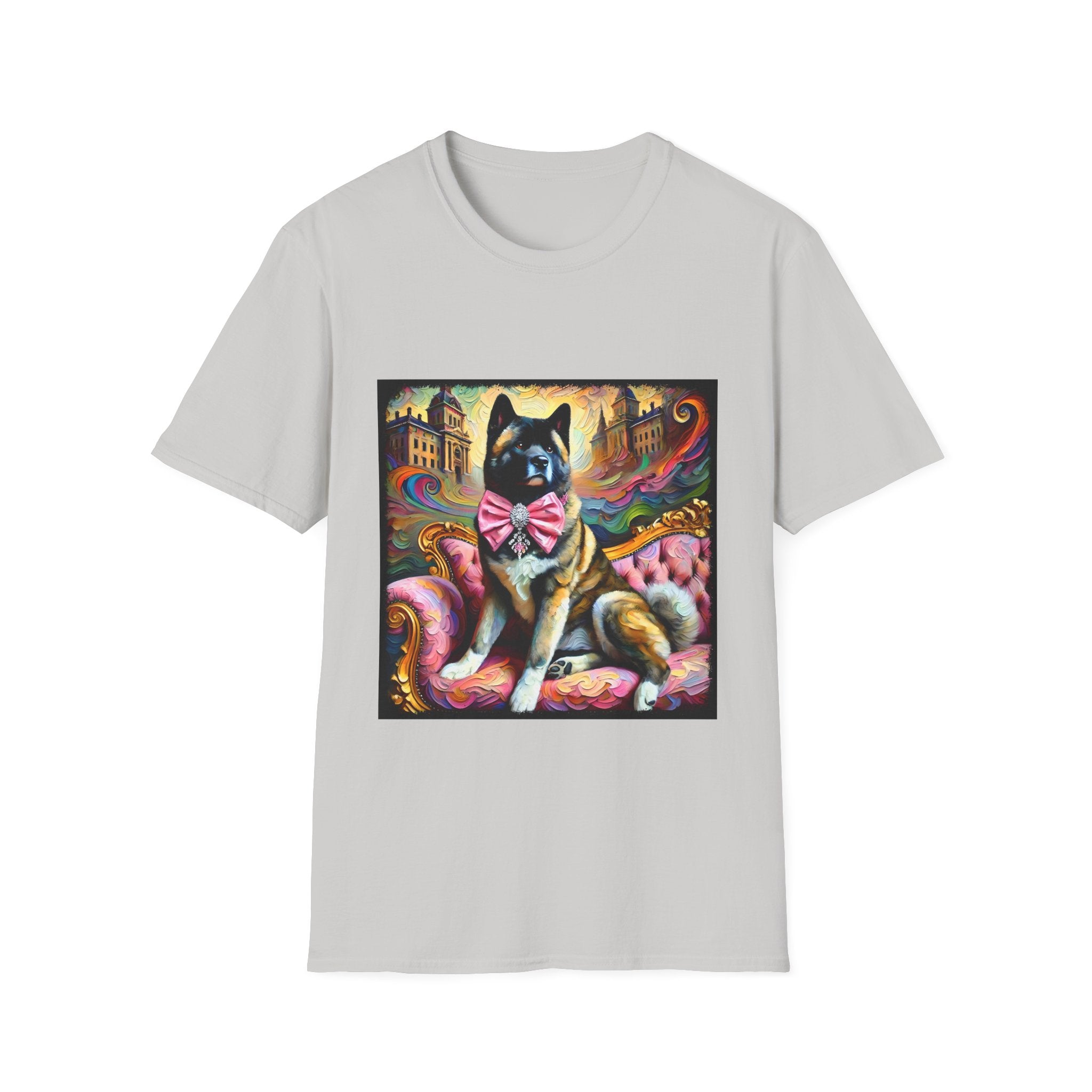 Akita Shirt | Diamond Bow Classic Dog Lover Tee