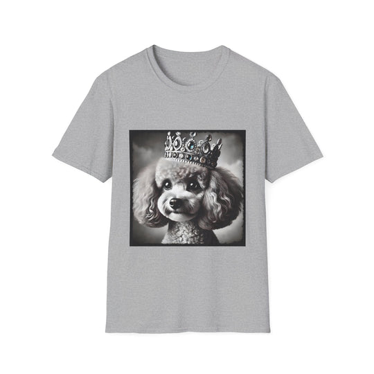 Poodle Mini Supreme design dog lover unisex t-shirt in sport grey