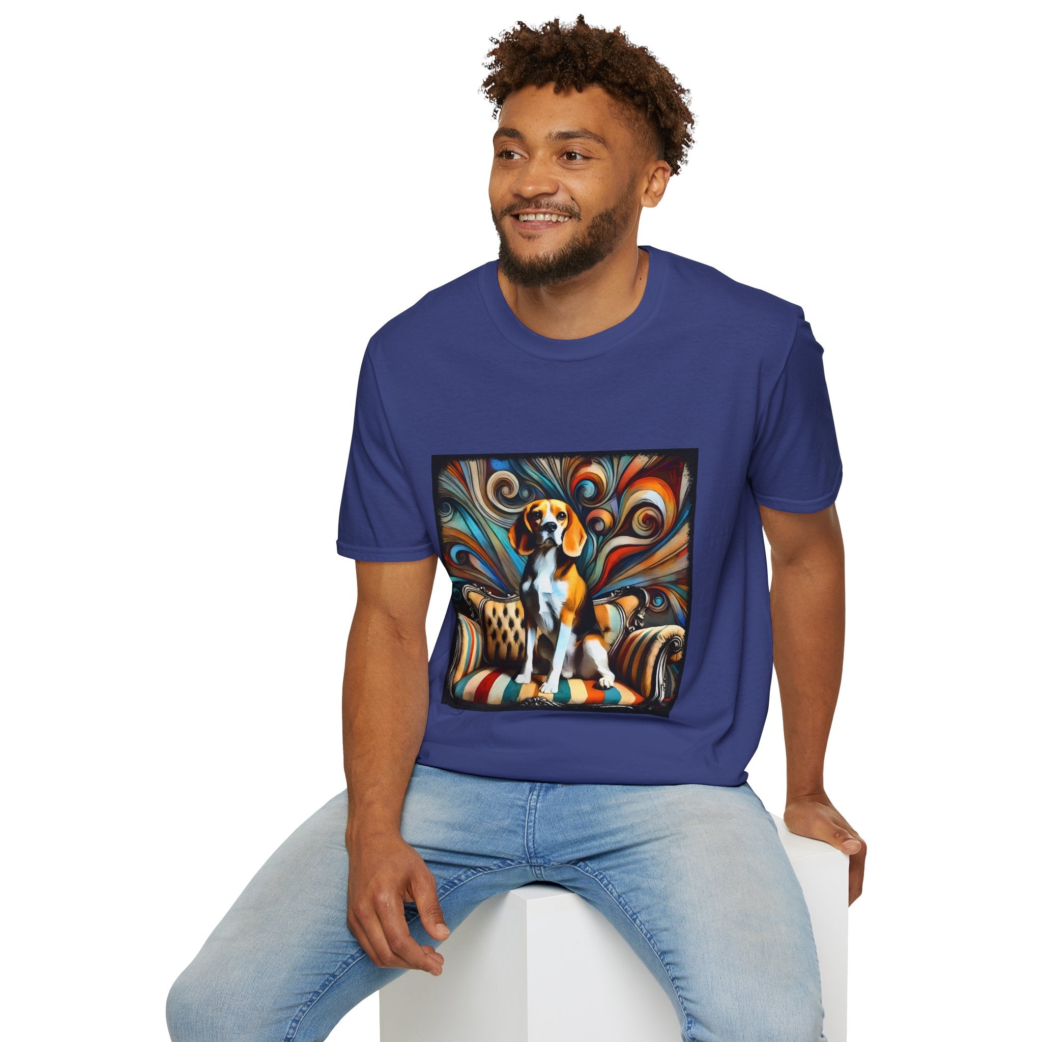 Beagle Warm Swirl | Unisex Dog T-Shirt