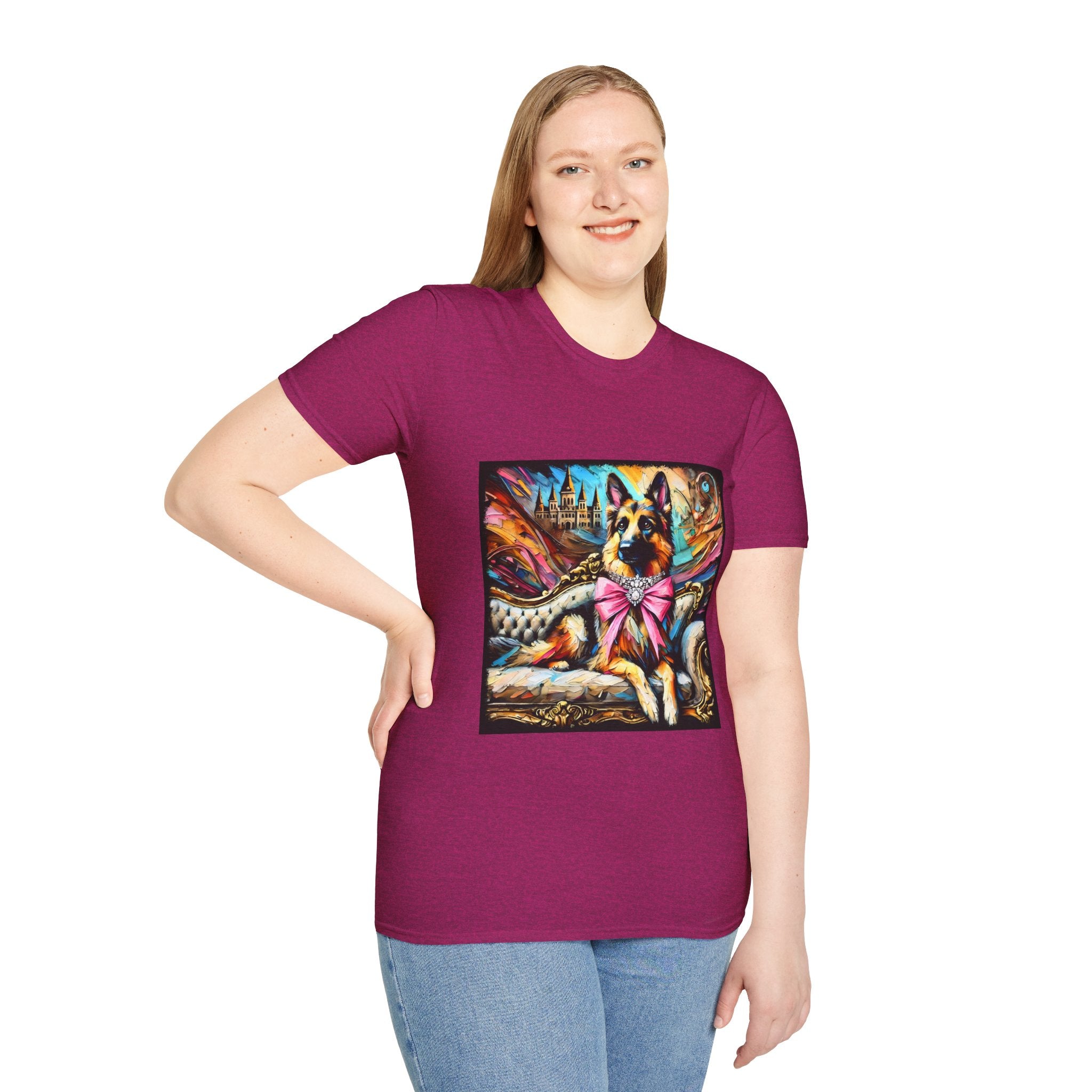 German Shepherd Diamond Princess Classic II | Unisex Dog T-Shirt