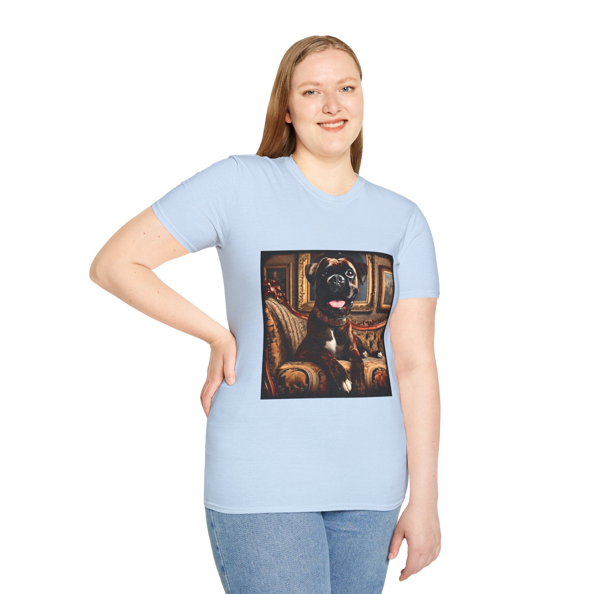 Boxer Happy Regal | Unisex Dog T-Shirt
