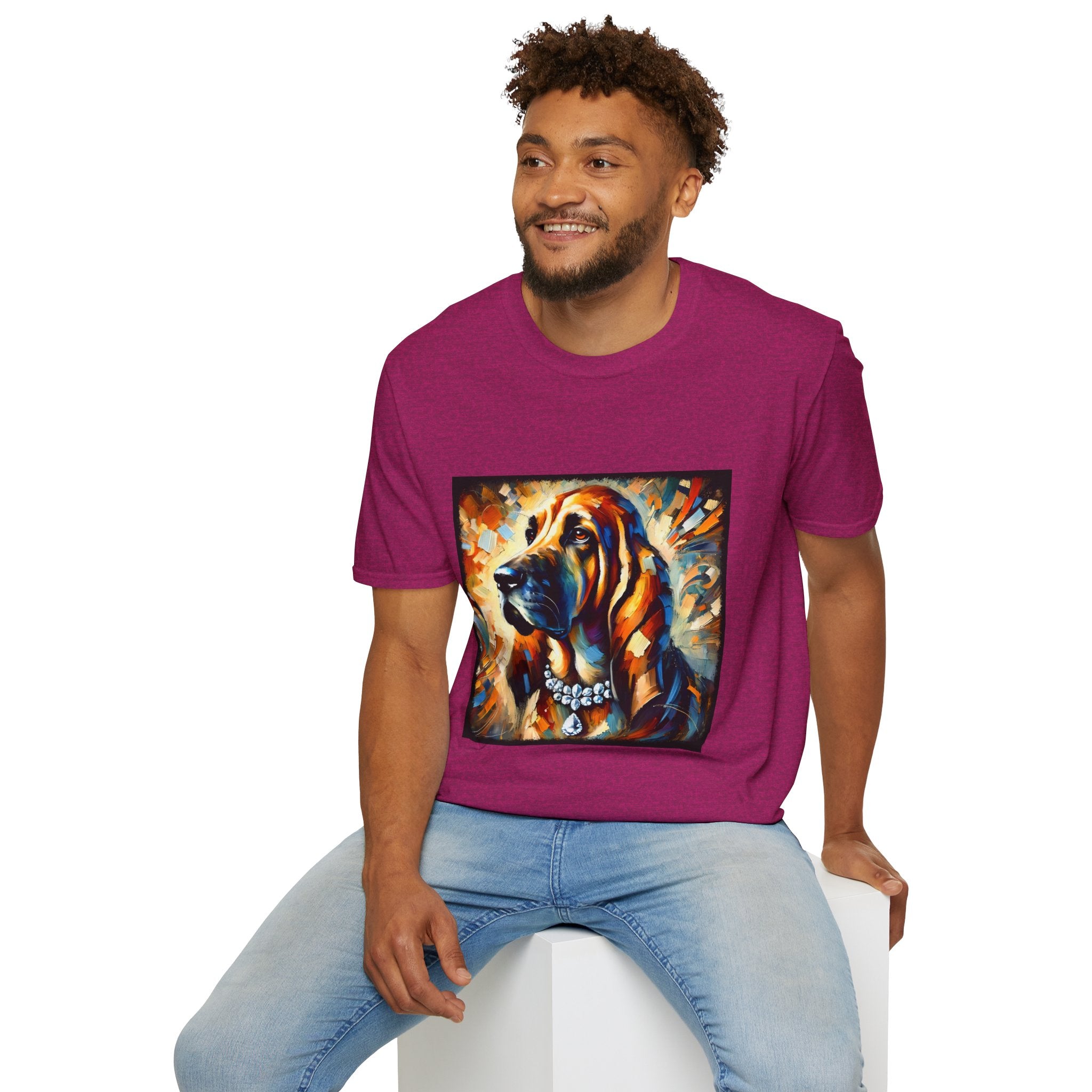 Bloodhound Diamond Bold Classic | Unisex Dog T-Shirt