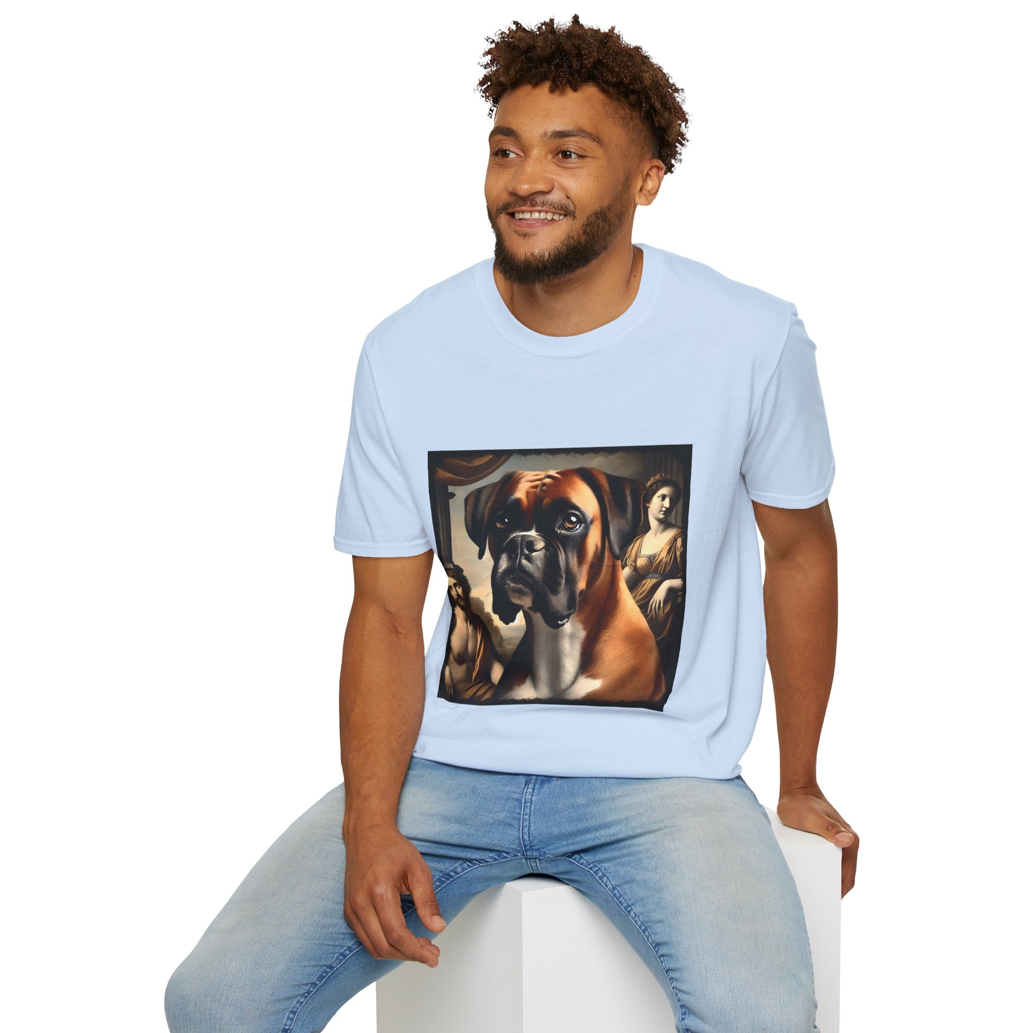 Boxer Posh Portrait | Unisex Dog T-Shirt