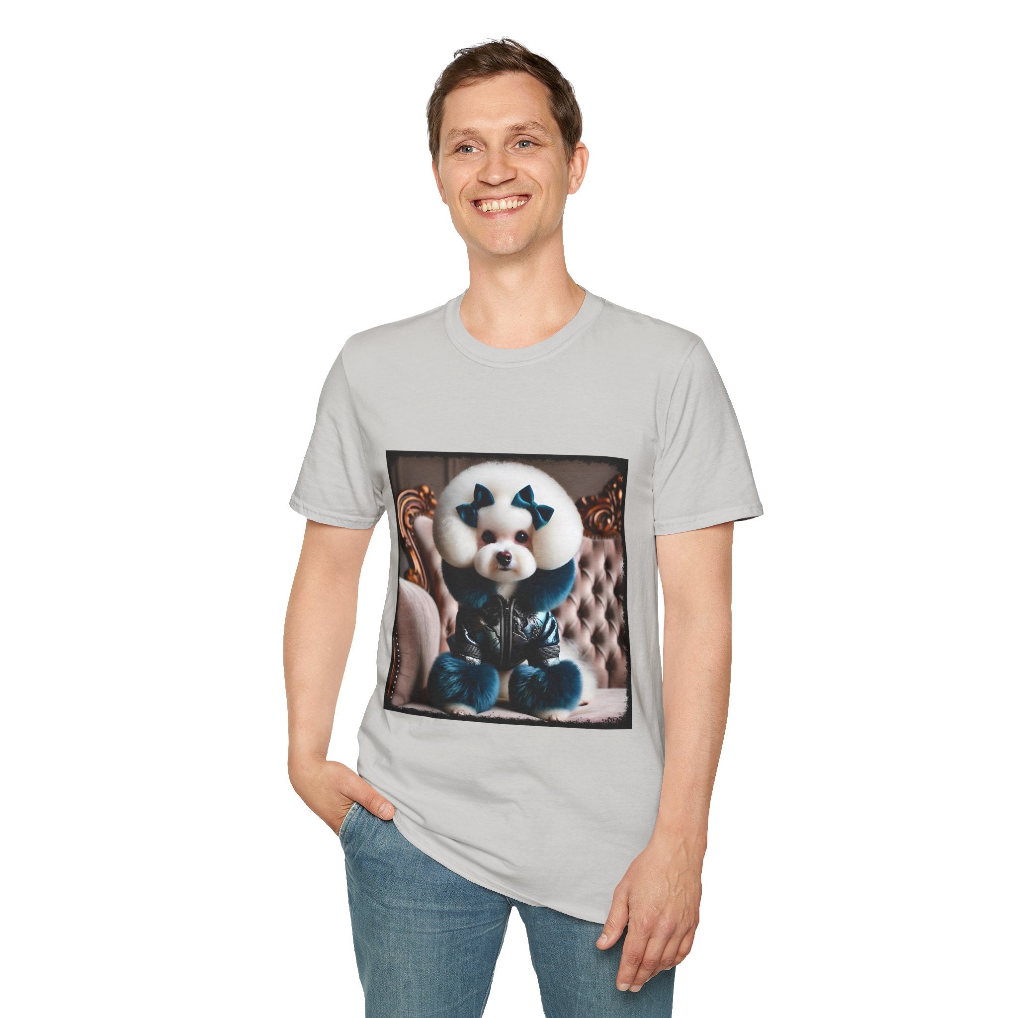 Bichon Frise Posh Pawfluencer | Unisex Dog T-Shirt