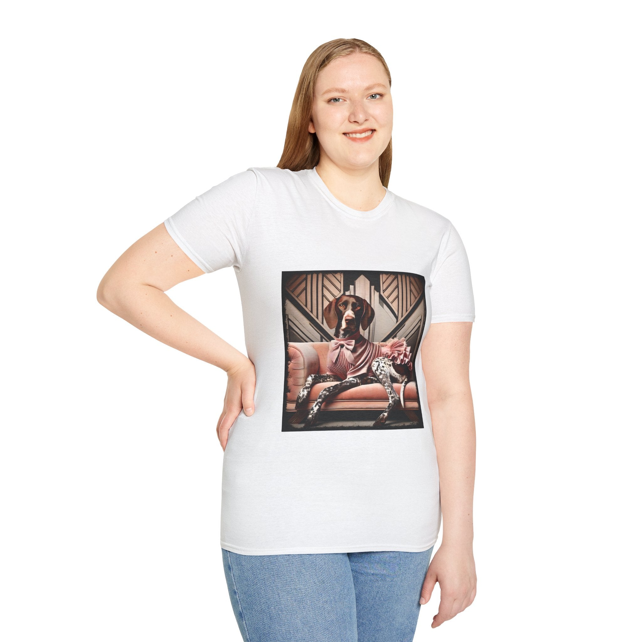 German Shorthaired Pointer Viral Vibe | Unisex Dog T-Shirt