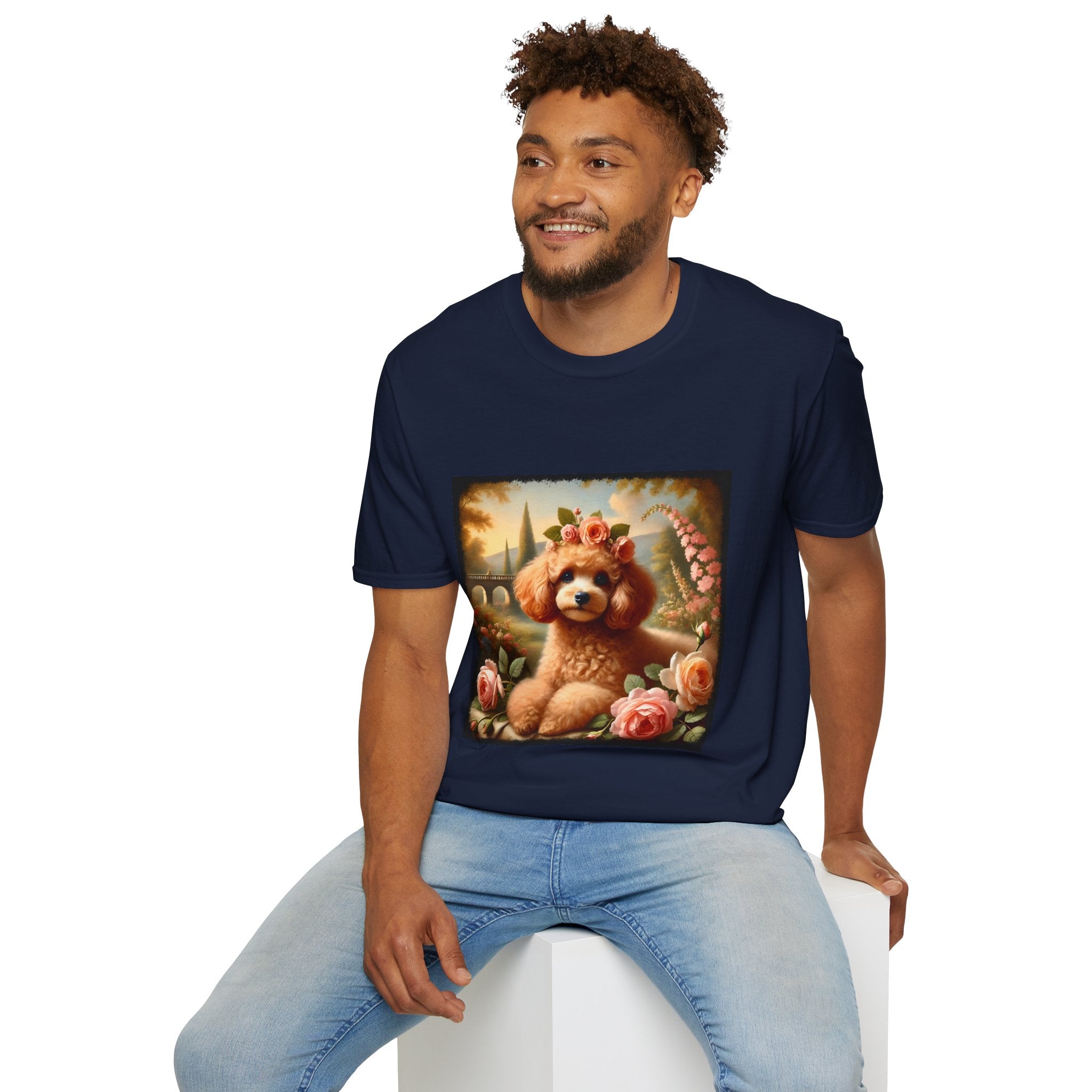 Poodle Pink Blossom | Unisex Dog T-Shirt