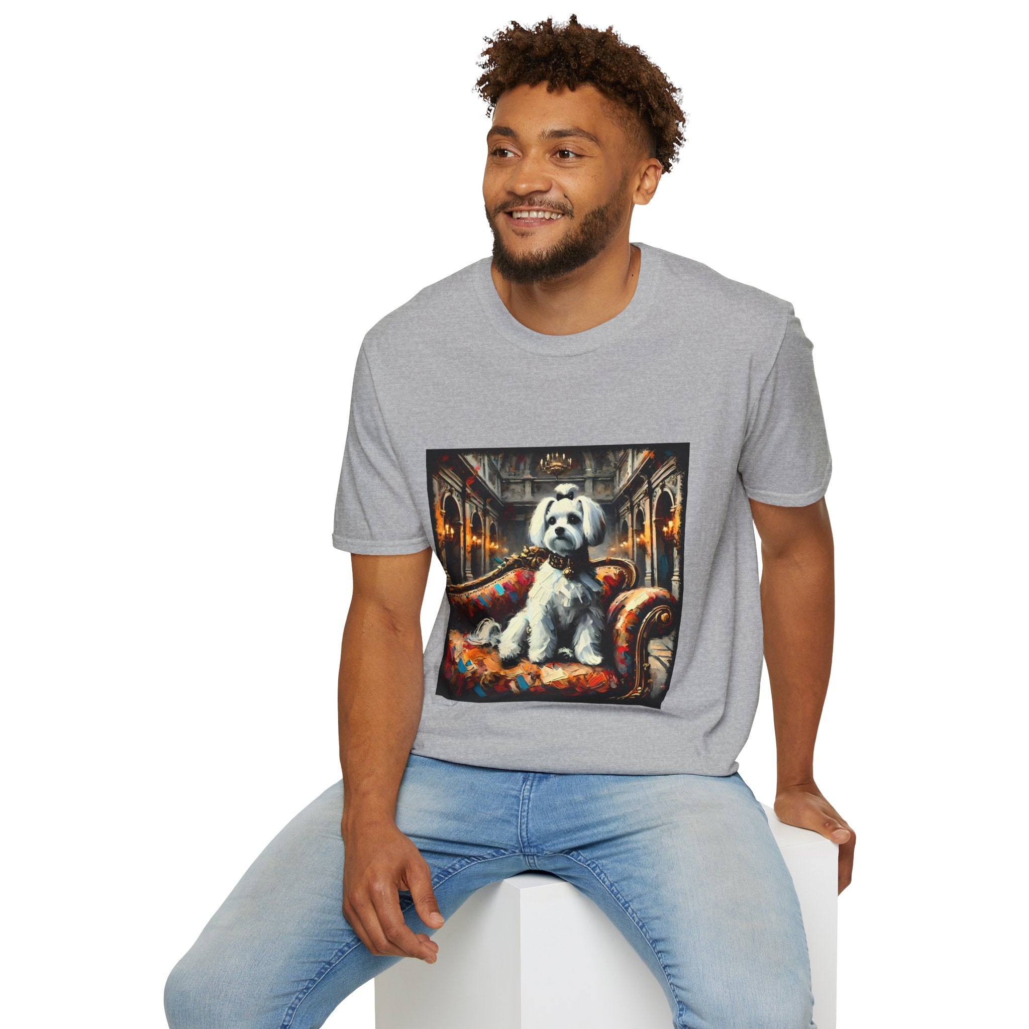 Maltese Bold Classic | Unisex Dog T-Shirt