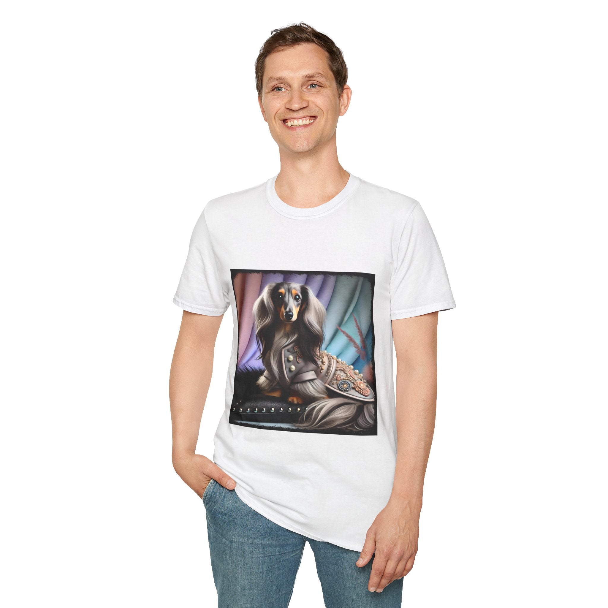 Dachshund Bold Fashionista | Unisex Dog T-Shirt