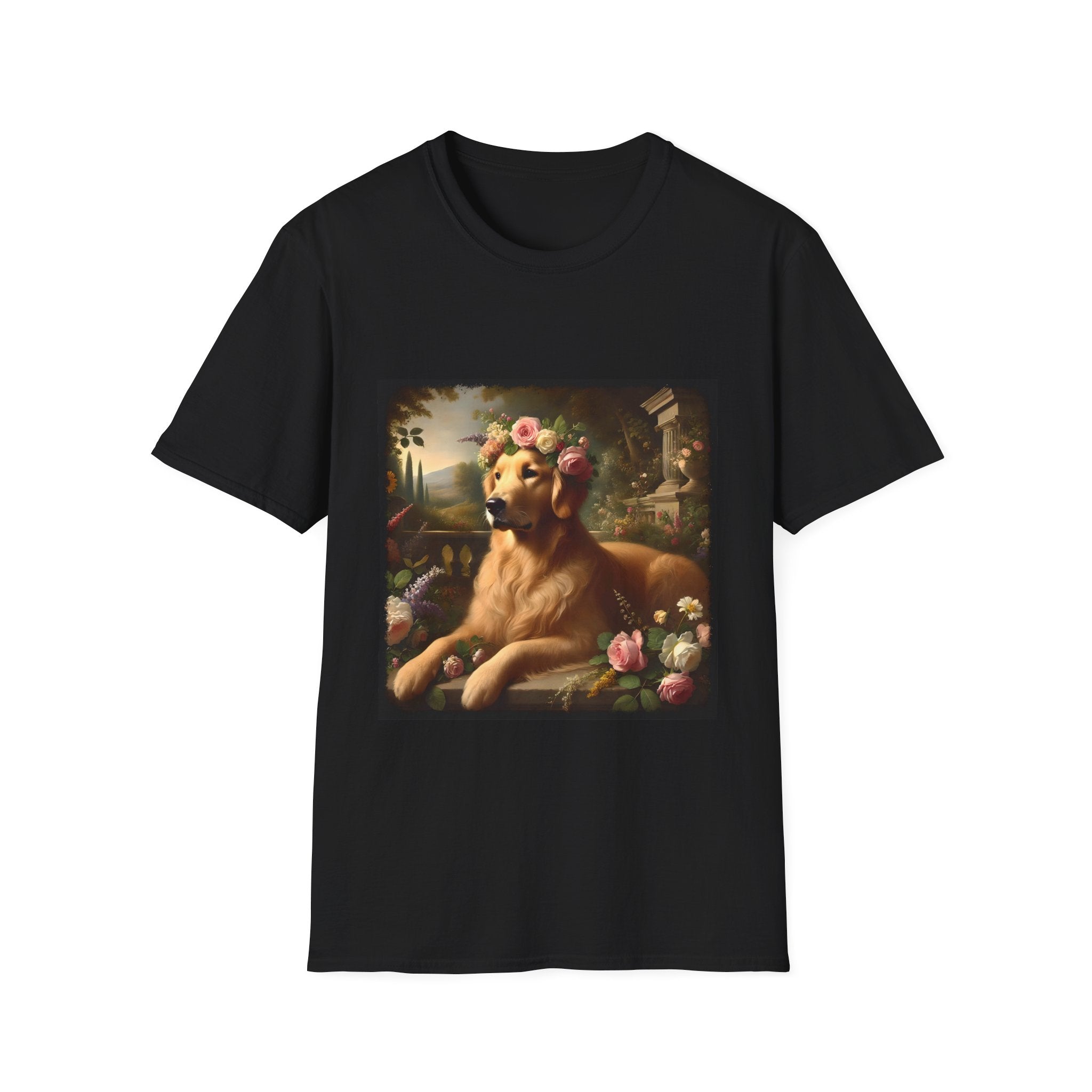 Golden Retriever Shirt | Botanical Beauty Dog Lover Tee