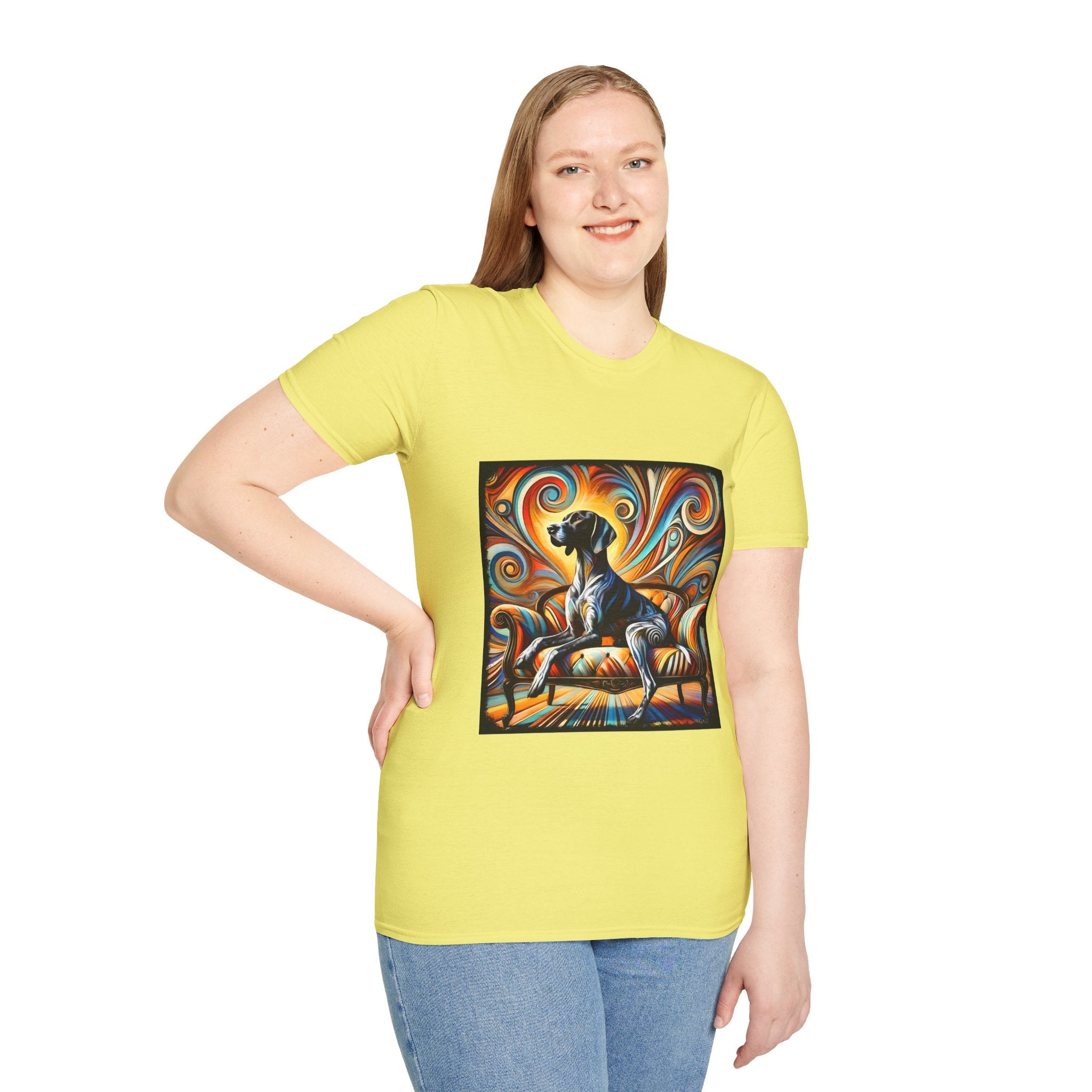 German Shorthaired Pointer Sun Swirl | Unisex Dog T-Shirt