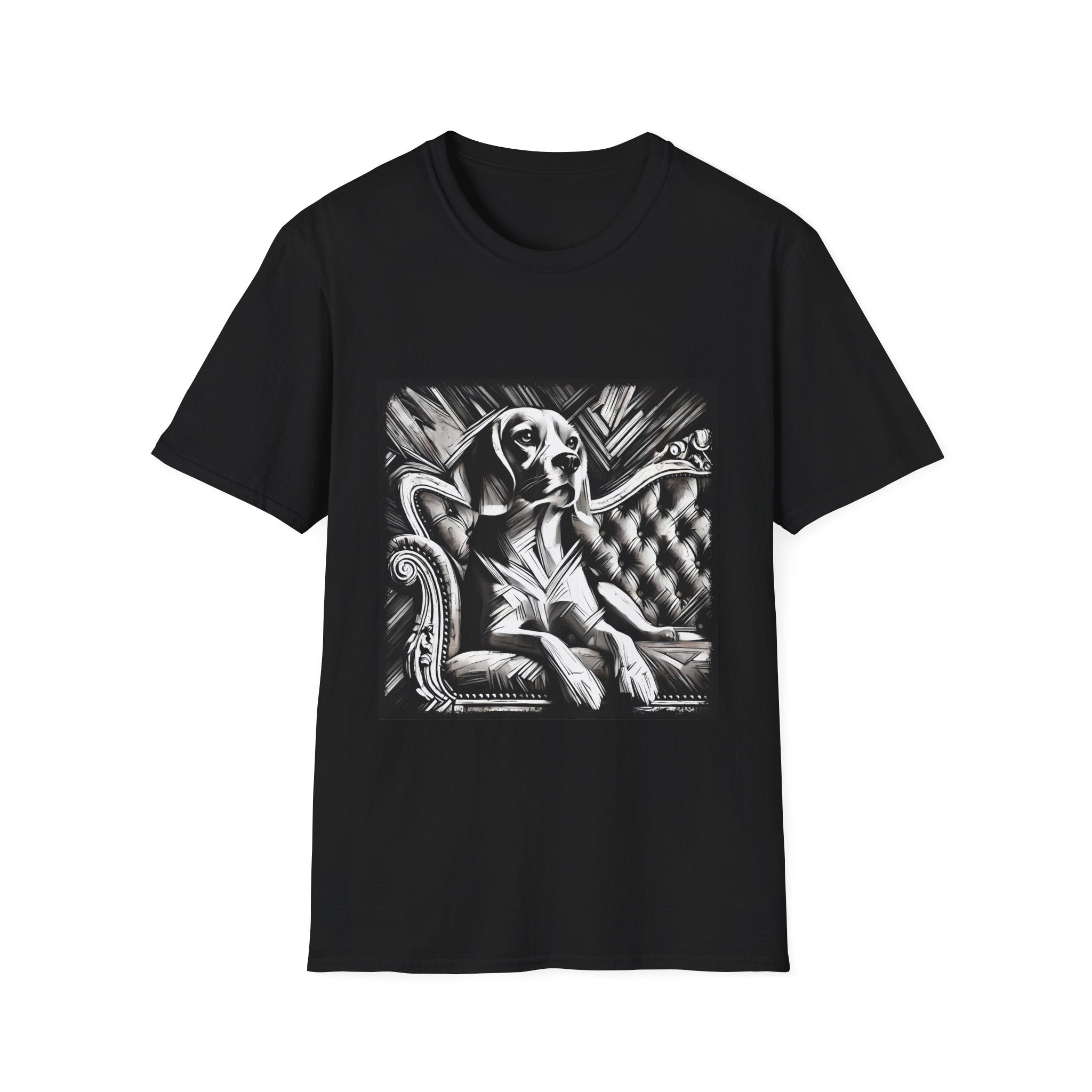 Beagle B&W Bold | Unisex Dog T-Shirt