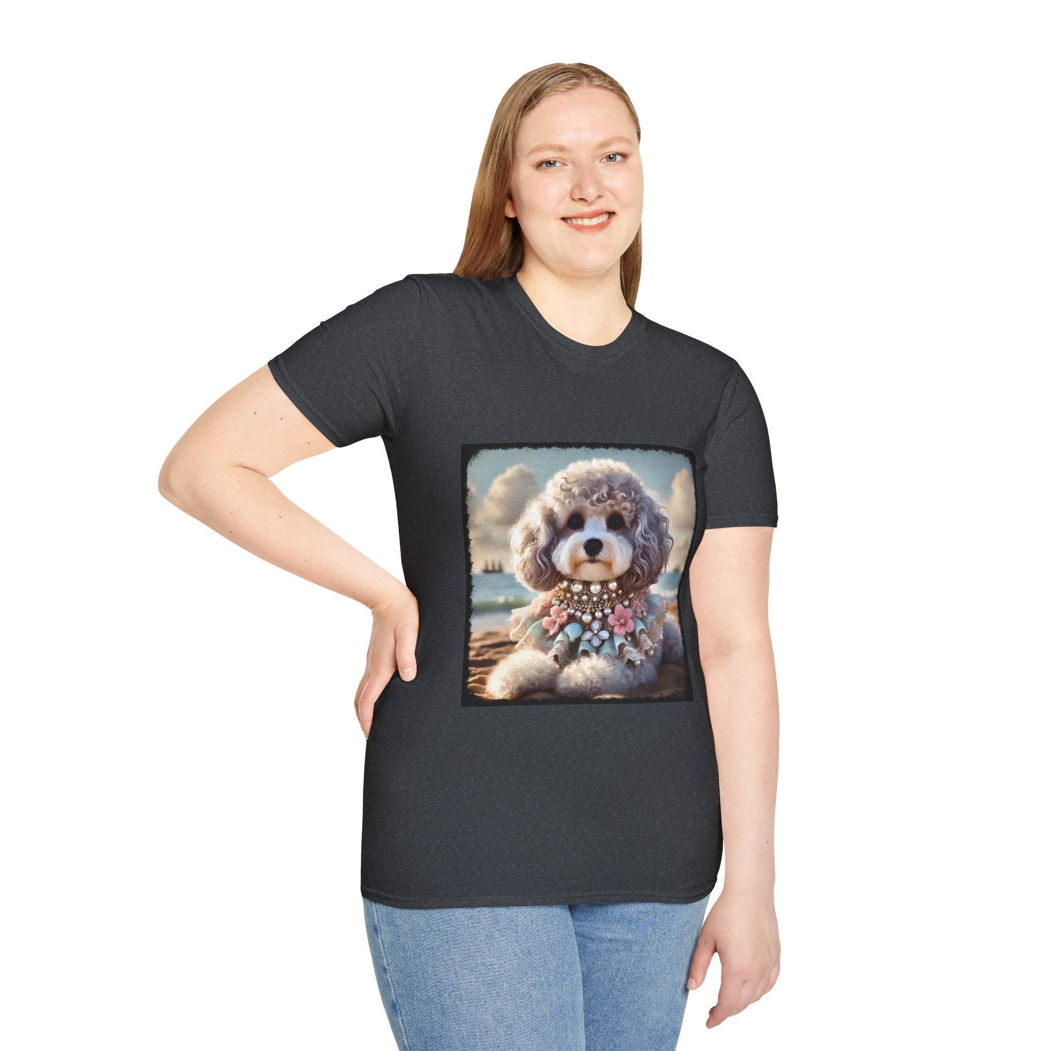 Poodle Silver Siren | Unisex Dog T-Shirt