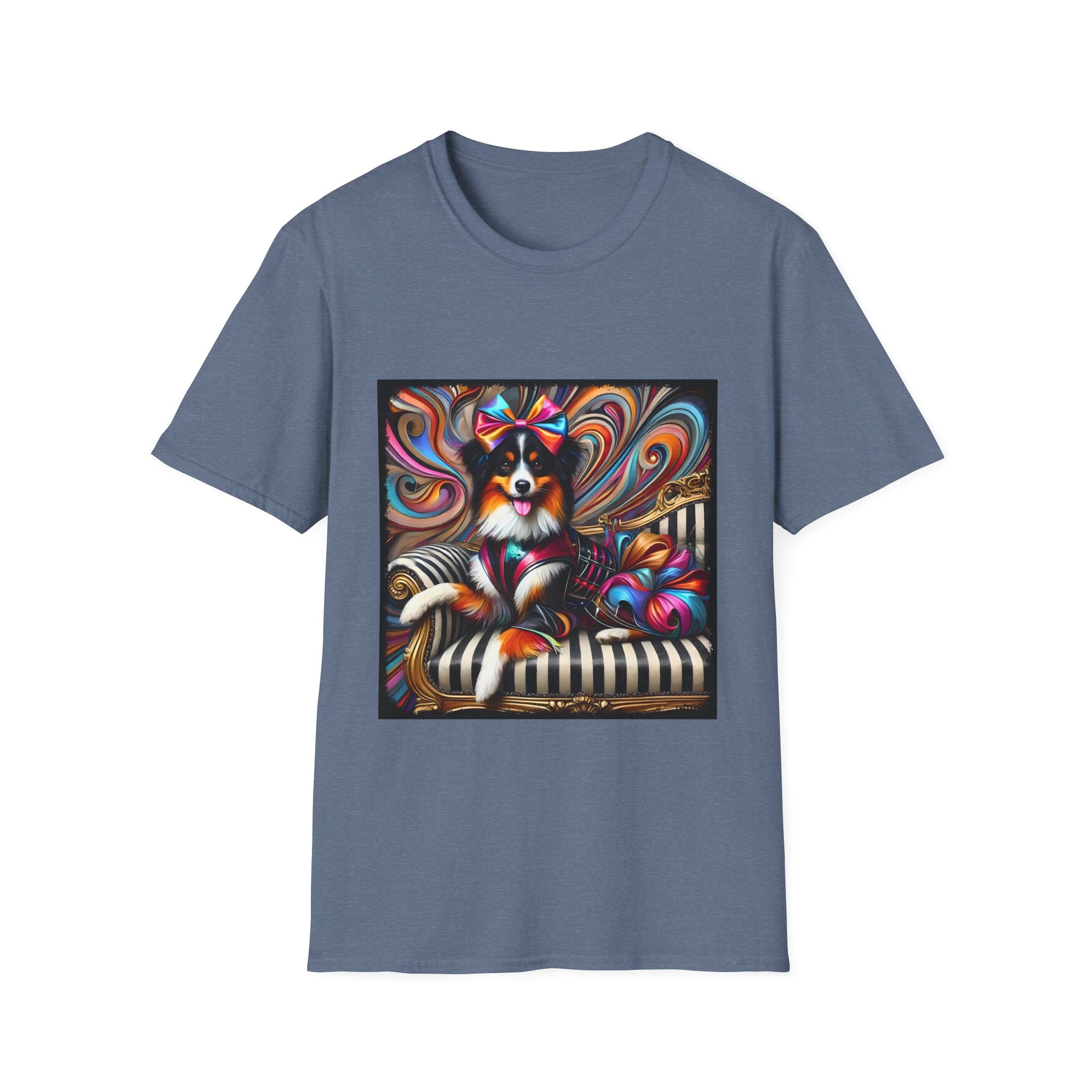 Australian Shepherd Bold Glam Rocker | Unisex Dog T-Shirt