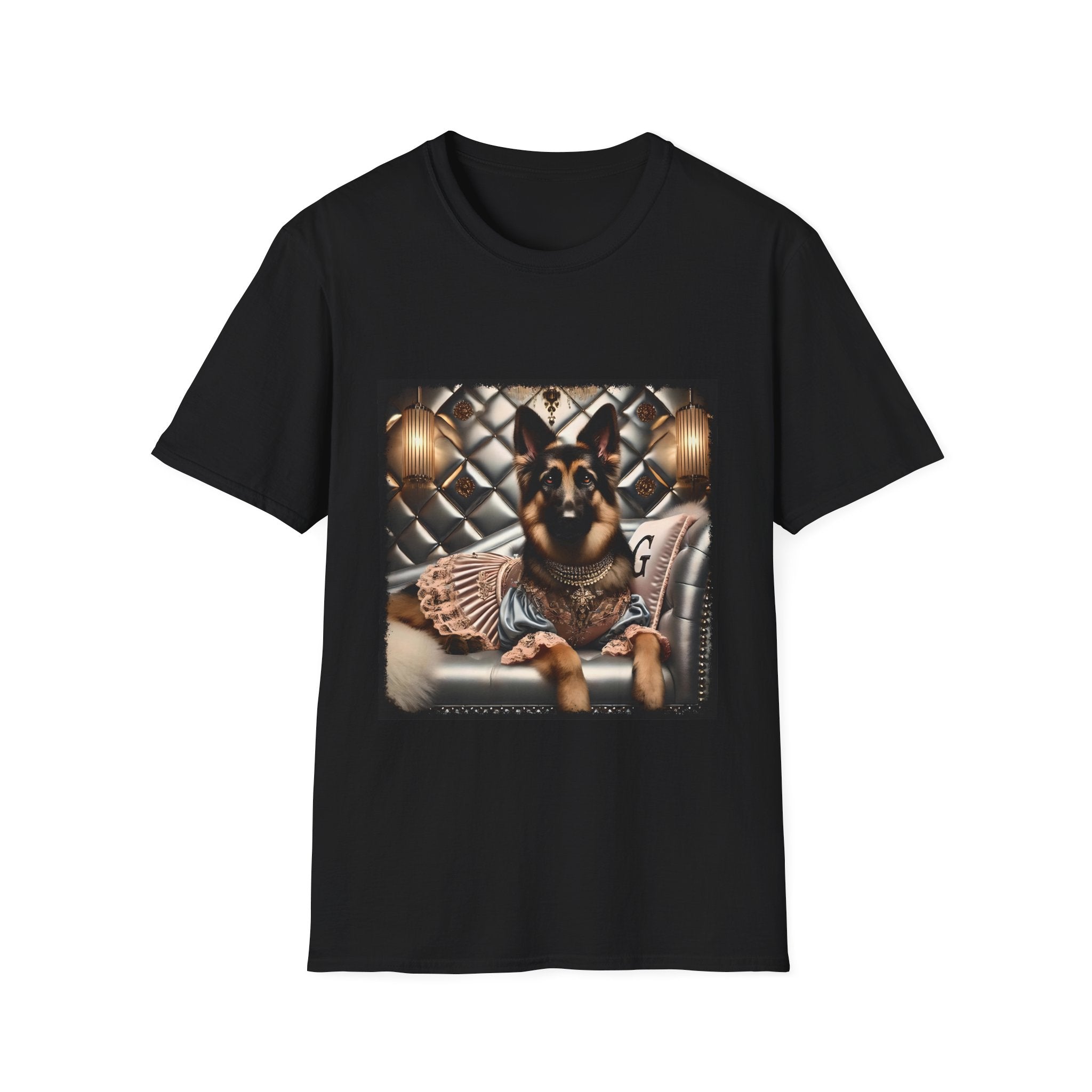 German Shepherd Elegant Muse | Unisex Dog T-Shirt