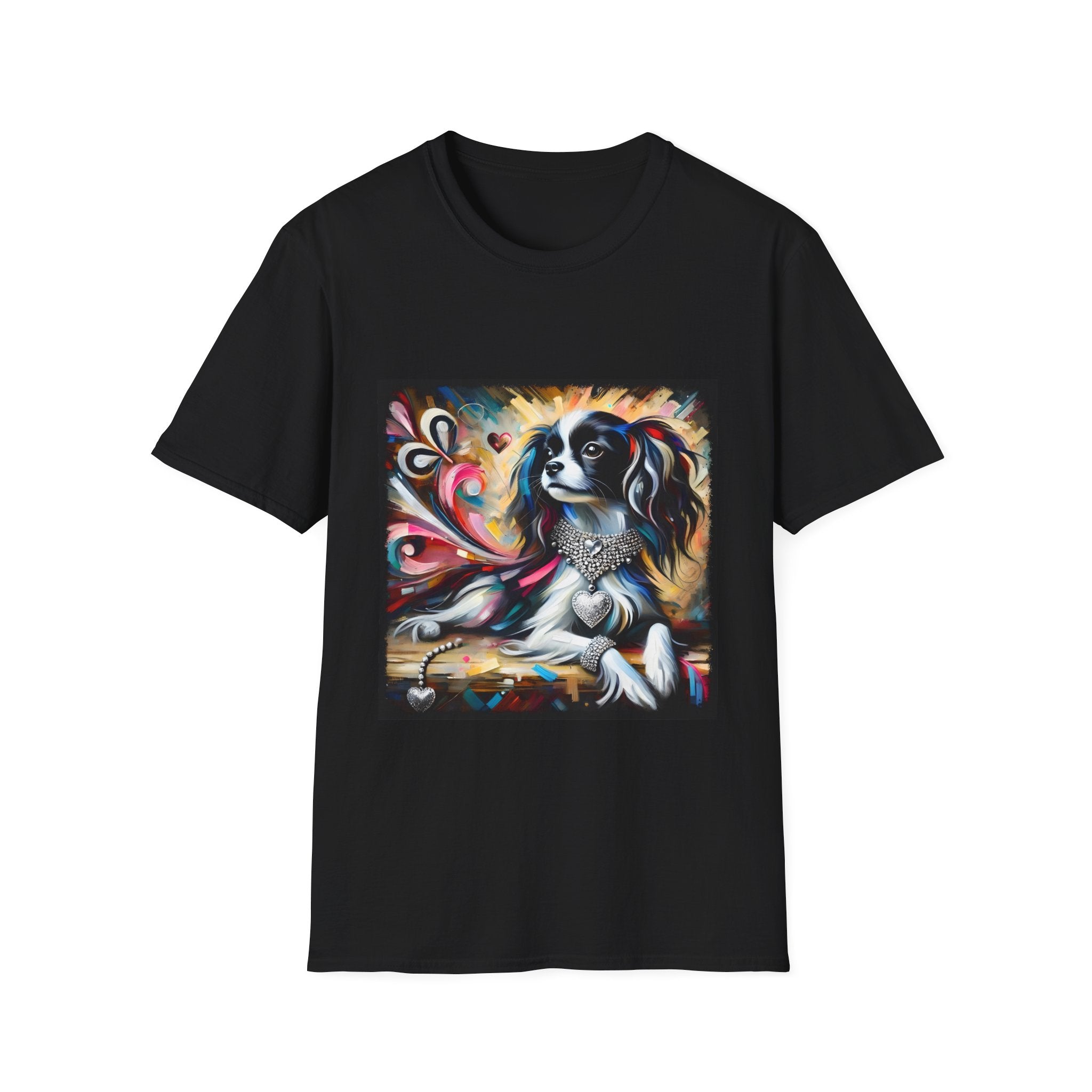 Cavalier King Charles Spaniel Diamond Heart Classic | Unisex Dog T-Shirt