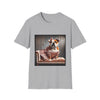 Bulldog Iconic Peach | Unisex Dog T-Shirt