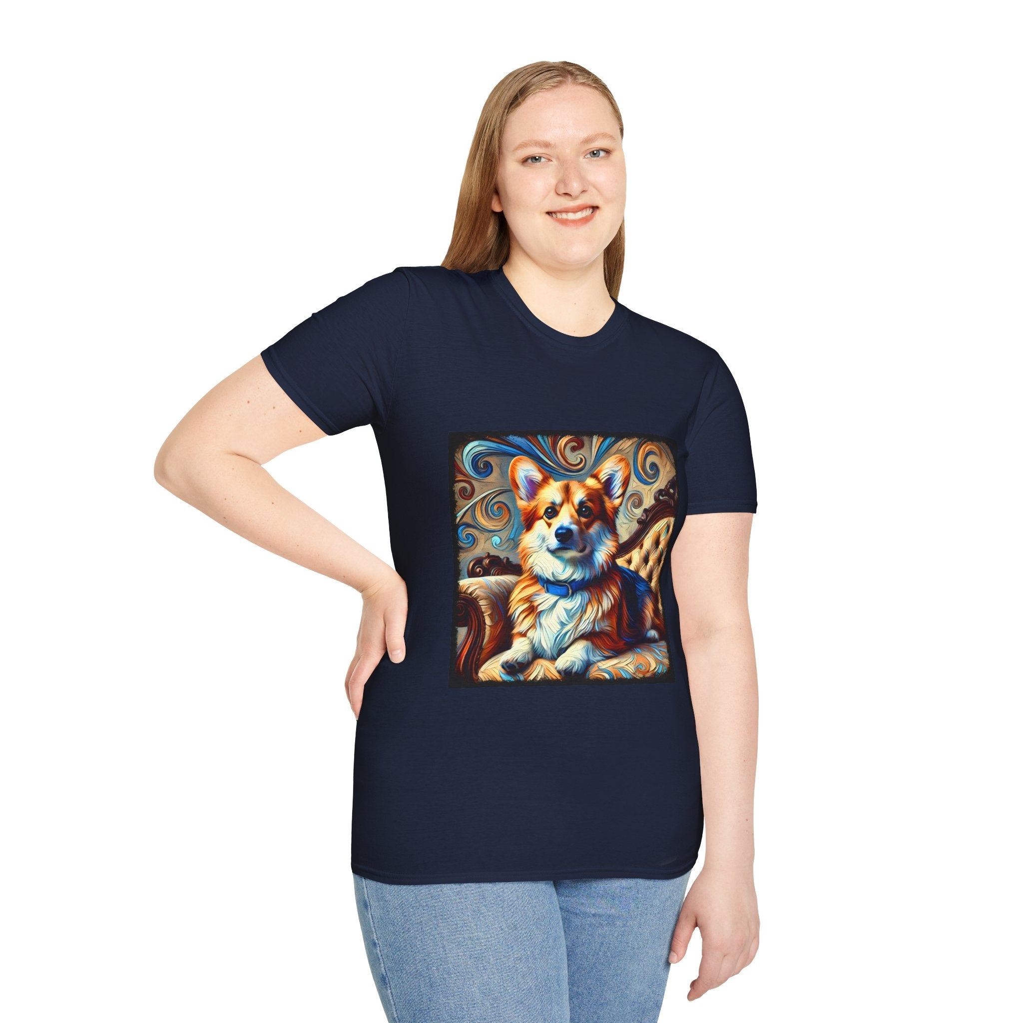 Pembroke Welsh Corgi Warm Swirl | Unisex Dog T-Shirt