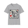 Bulldog Bold Heart Sketch | Unisex Dog T-Shirt
