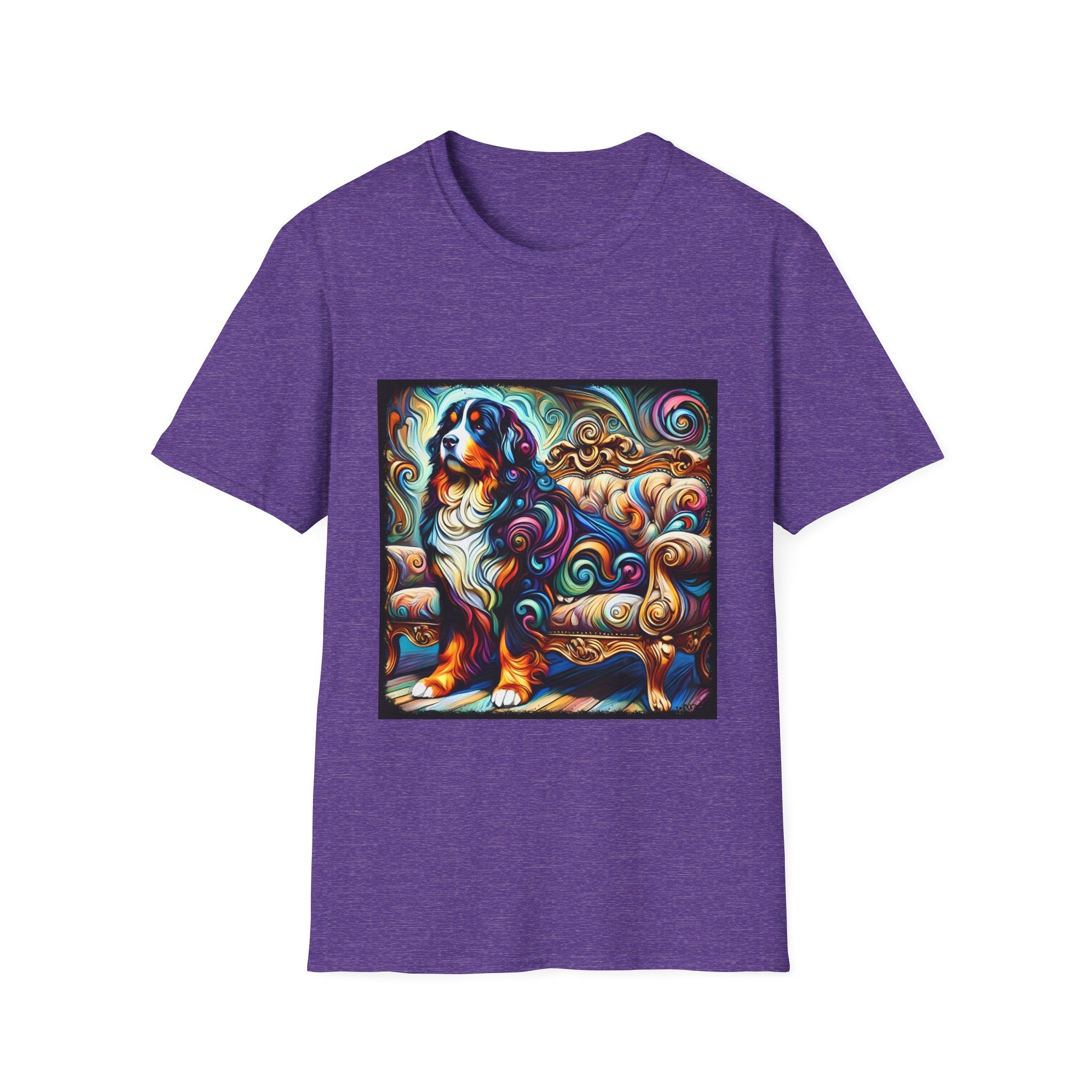 Bernese Mountain Dog Majestic Swirl | Unisex Dog T-Shirt